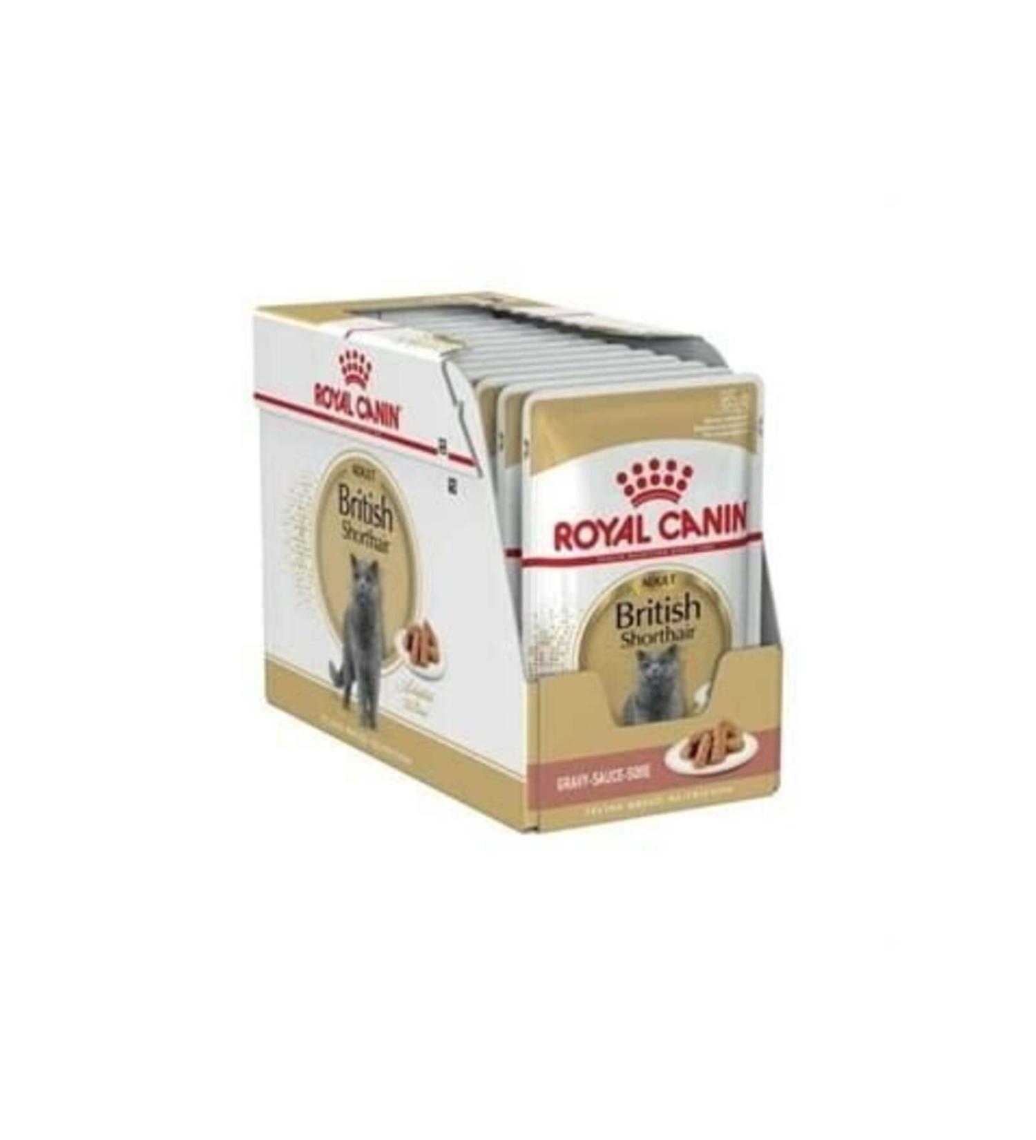 Royal Canin British Shorthair Cat Canned Food 85 Gr 12 Pack - Buy Online on GoSupps.com