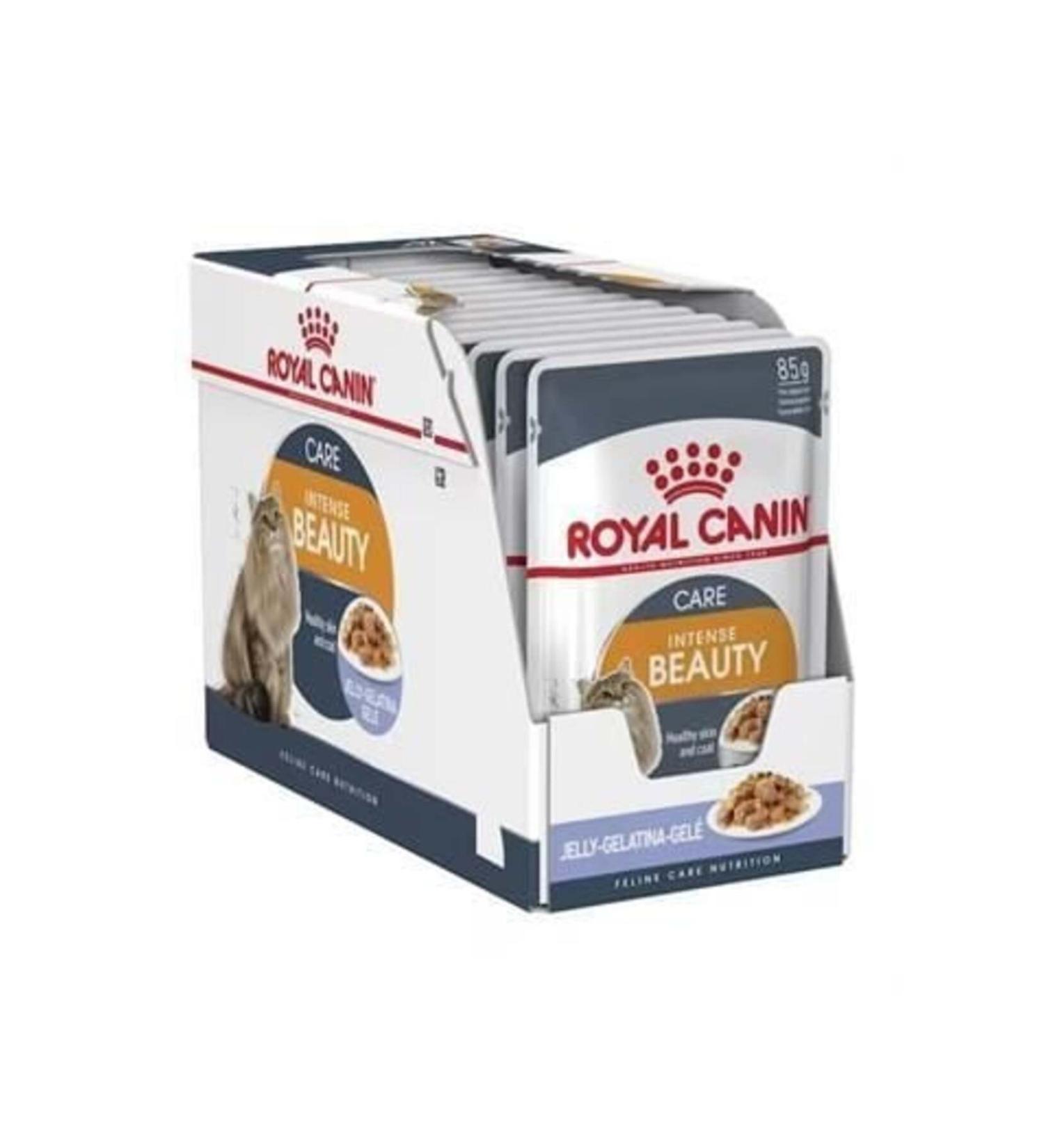 Royal Canin Intense Beauty Jelly Cat Canned Food 85Gr 12 Pack