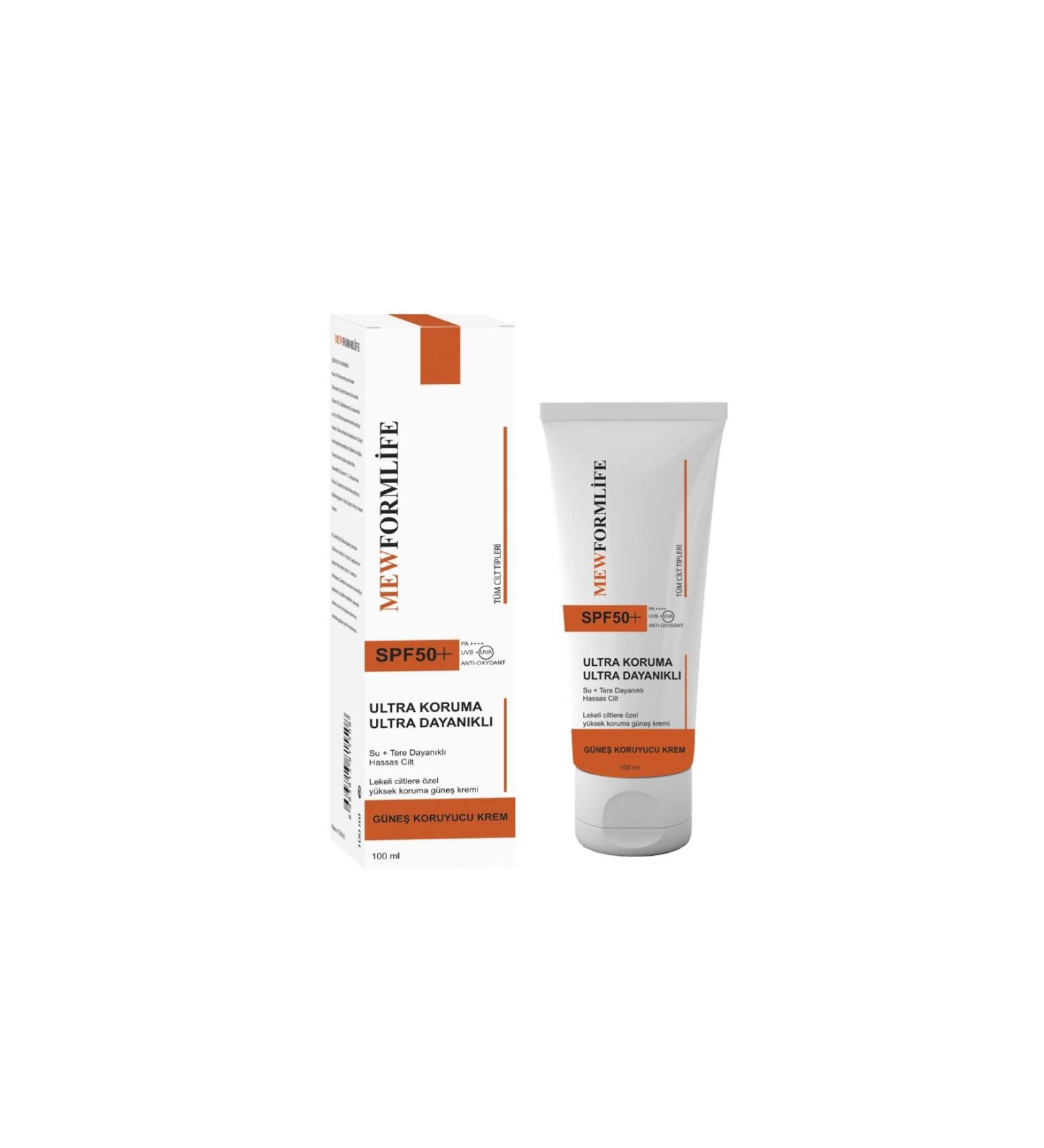 MEW FORM LIFE Sun Cream Intensive Anti-Stain High Protection +50 Spf. 100 ML