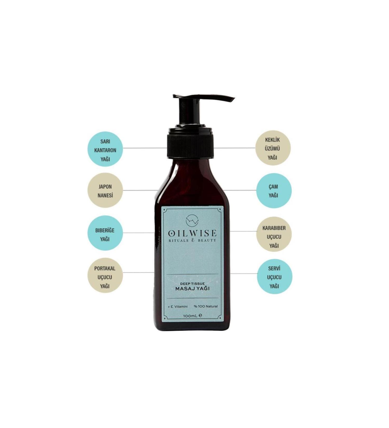 Oilwise Deep Tissue Massage Oil 100 Ml - Buy Online on GoSupps.com