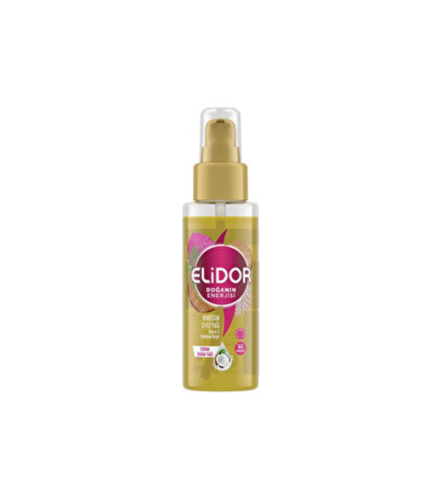 Elidor ( 3 PIECES ) Elidor Nature's Energy Serum Hair Care Oil Coconut Oil 80 ml