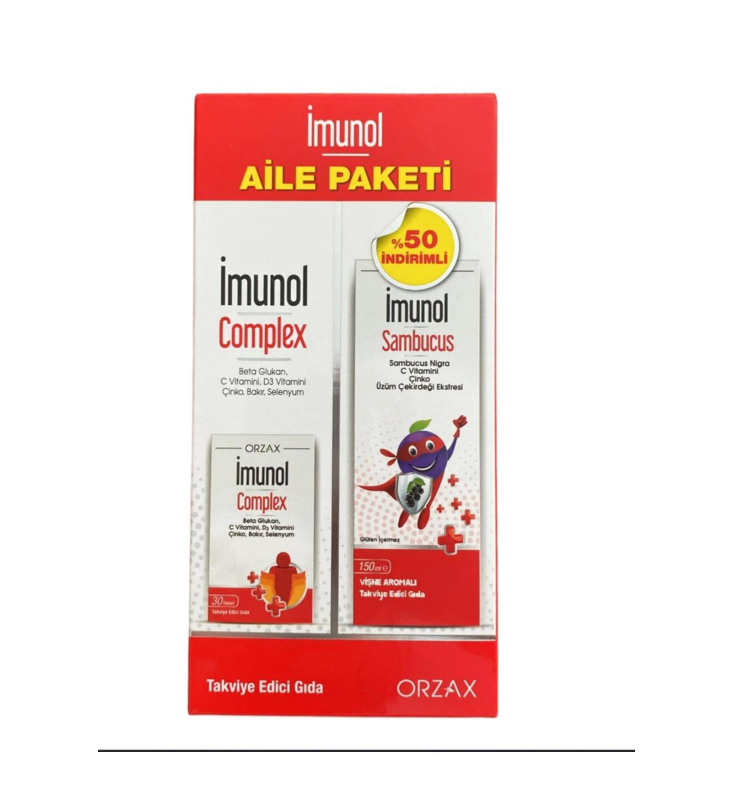 MUNOL Orzax munol Complex + munol Sambucus Family Package