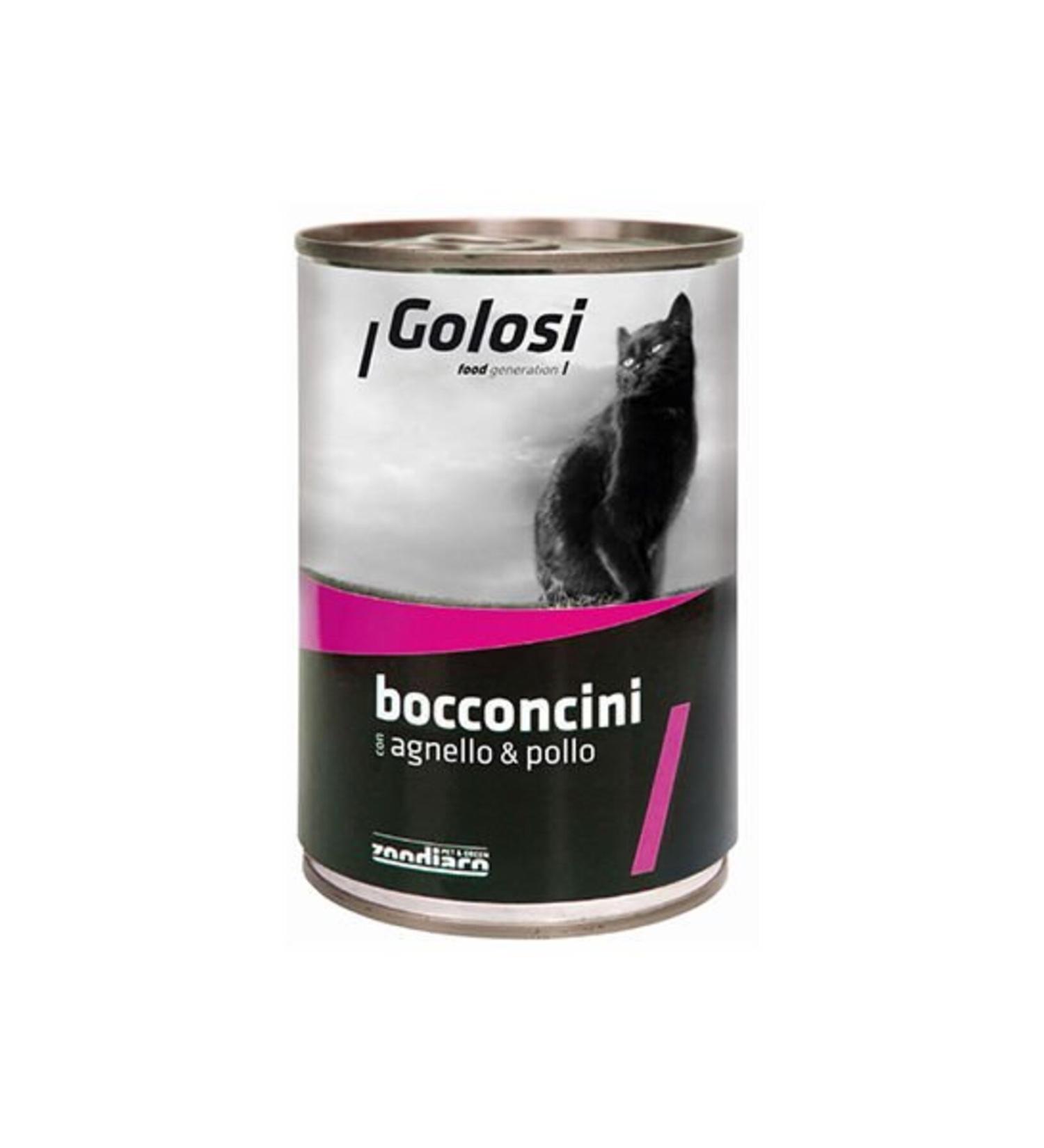 Golosi Lamb Chicken Adult Cat Canned Food 400 Gr