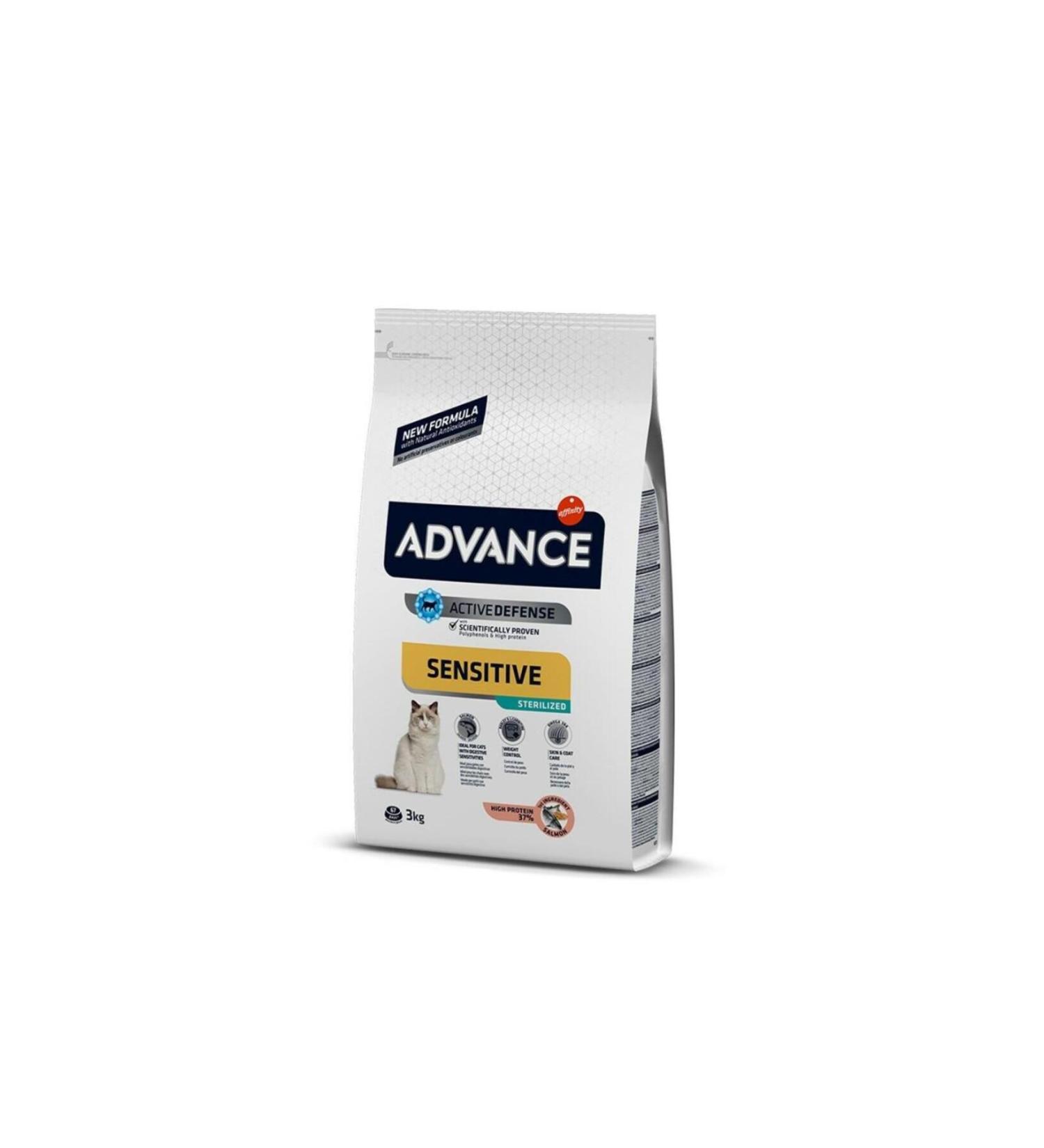 Advance Cat Sterilized Salmon Sterilized Cat Food 3Kg