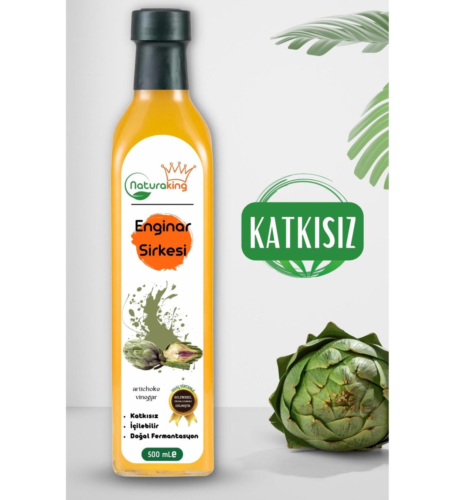 Naturaking Natural Artichoke Vinegar 500 Ml (TRADITIONAL ADDITIVE-FREE) - Buy Online on GoSupps.com