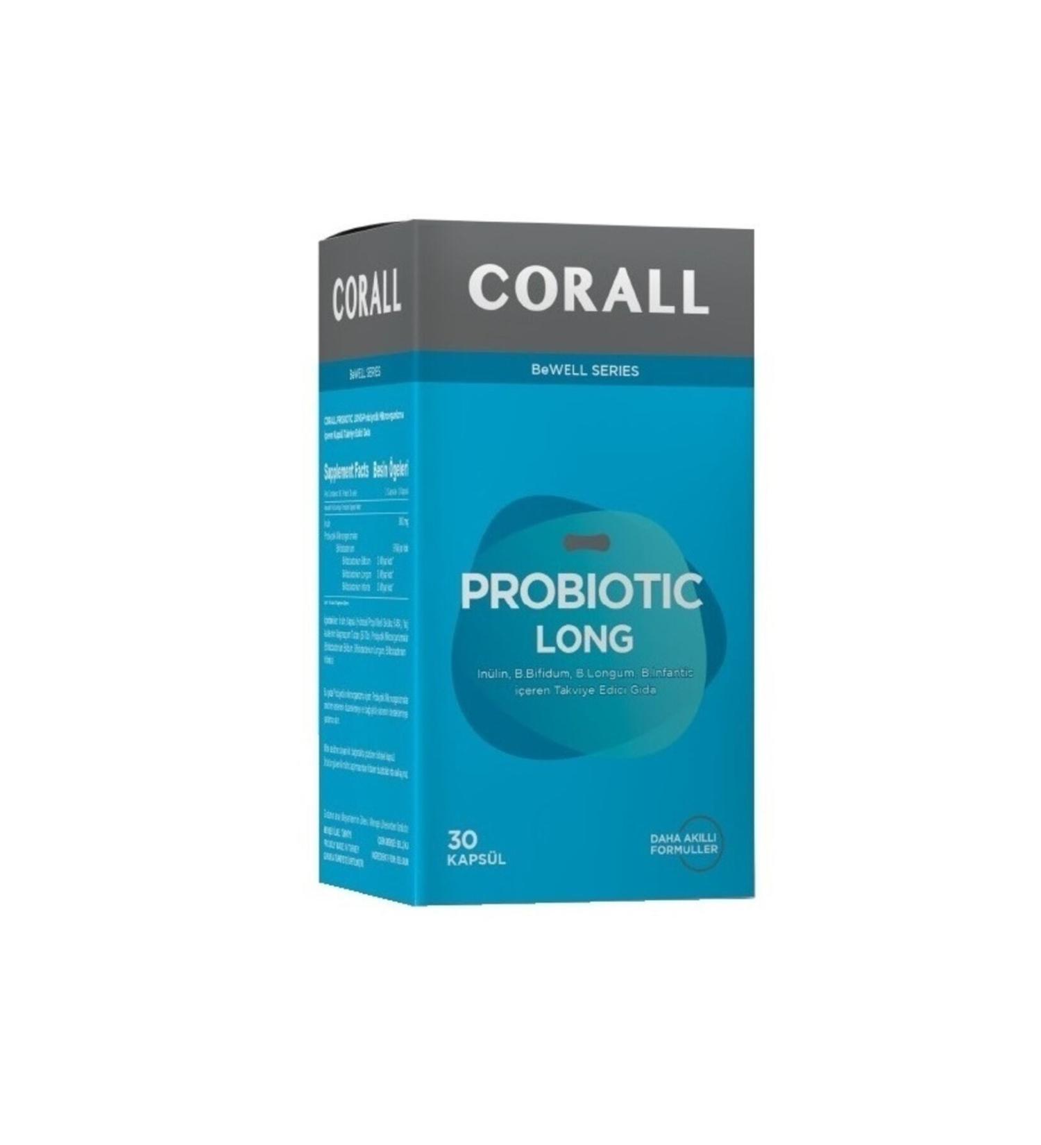 CORALL Probiotic Long 30 Capsules. B. Bifidum B. Infantis B. Longum. - Buy Online on GoSupps.com