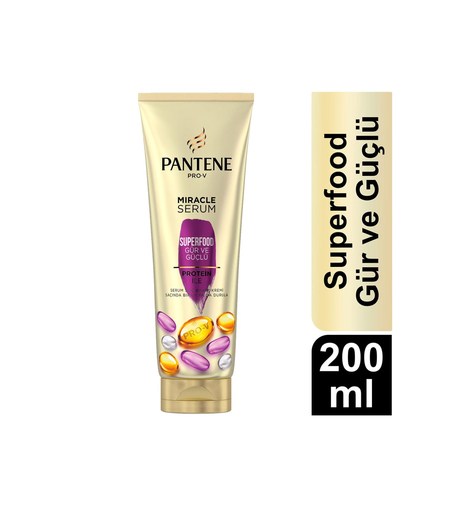 Pantene Miracle Superfood Thick and Strong Serum Hair Care Cream 200 Ml - Buy Online on GoSupps.com