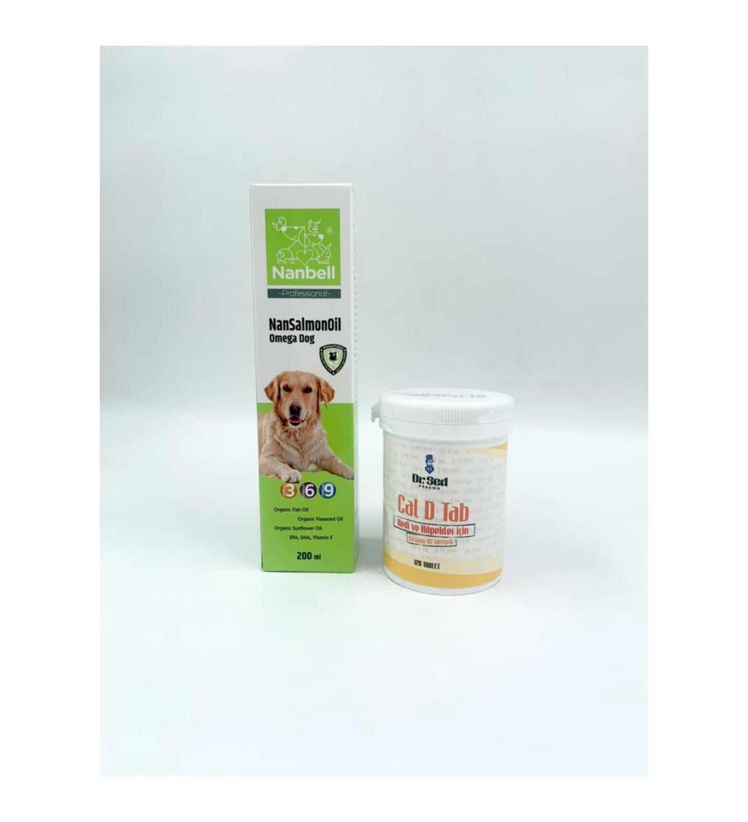 Nanbell Omega 3-6-9 + Calcium Tablets for Dogs