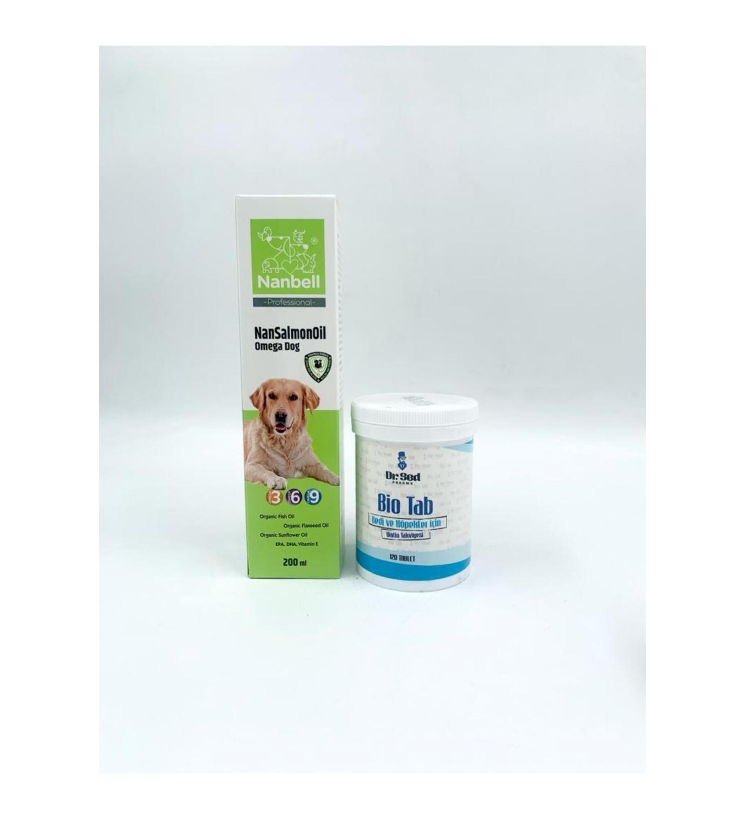 Nanbell Omega 3-6-9 + Biotin Tablets for Dogs