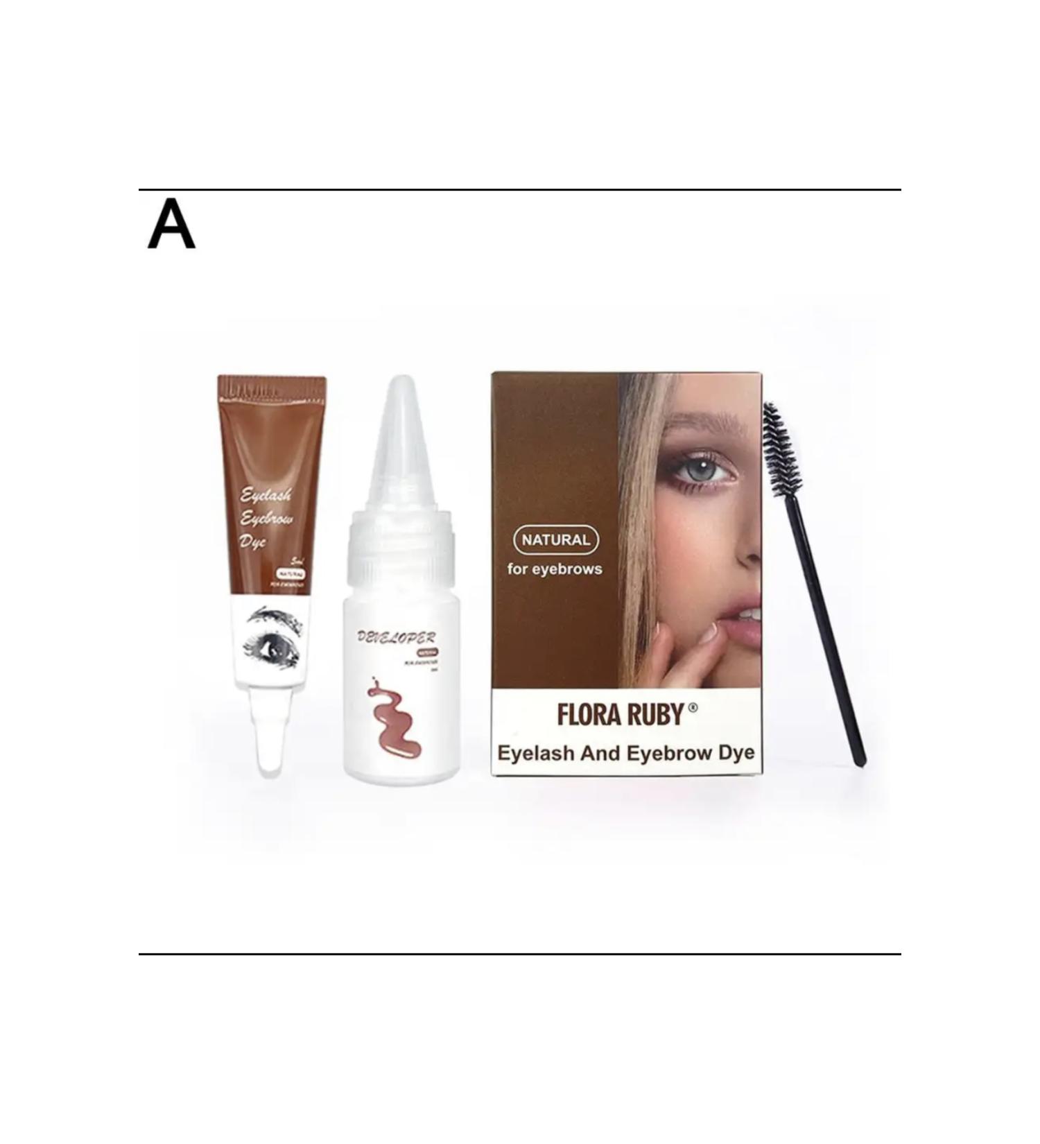 Flora Eyebrow and Eyelash Dye Black - Buy Online on GoSupps.com