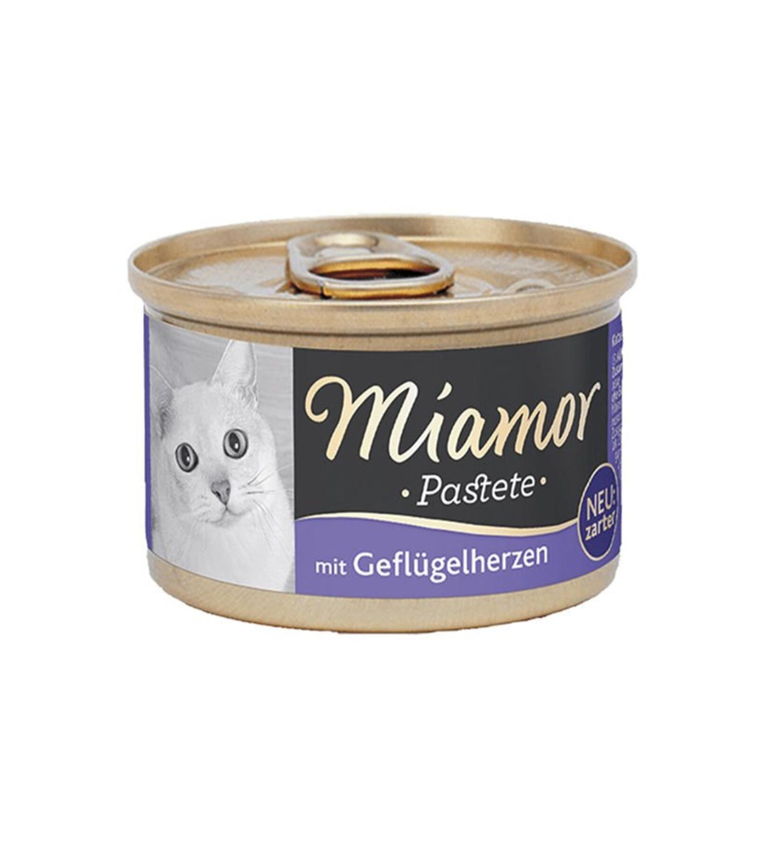 Miamor 4 Pieces - Pastete Hearty Grain-Free Cat Canned Food 85 Gr