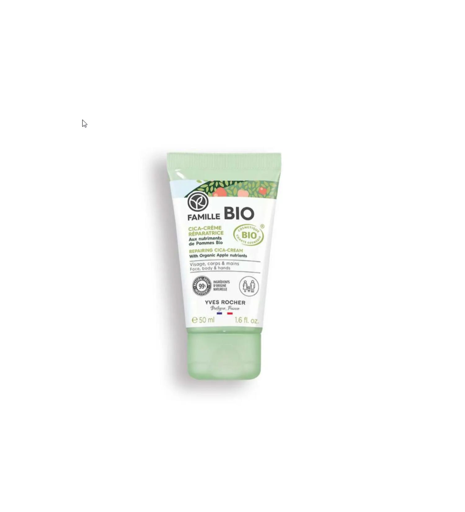 Yves Rocher Cica Cream - Repair / Famille Bio For the Whole Family Organic Certified 50 ml