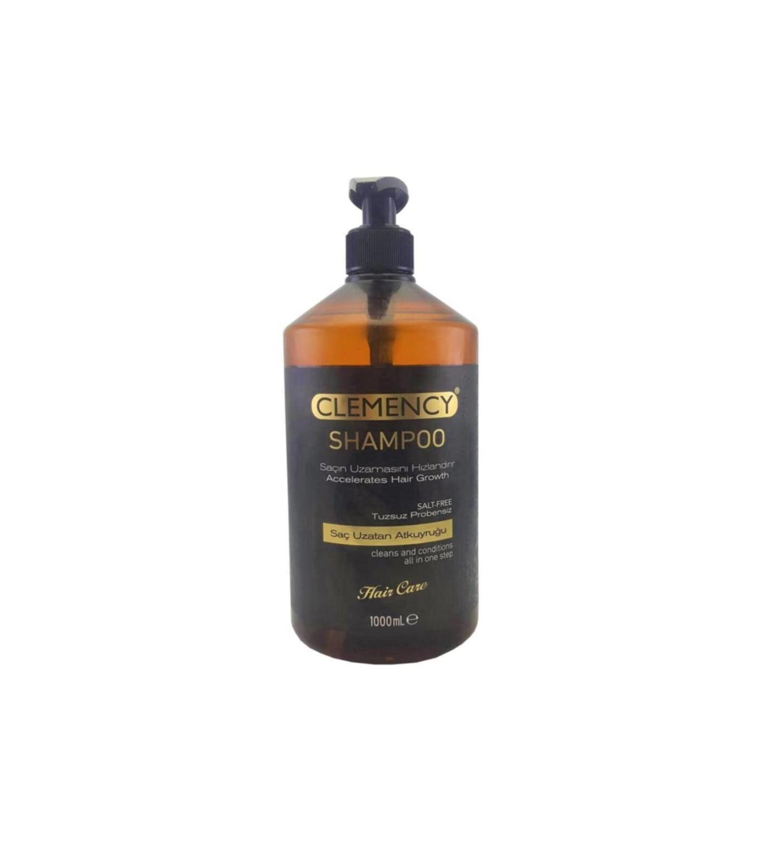 Clemency Shampoo Hair Growth Horsetail Salt-Free Paraben-Free Horsetail Shampoo 1000 Ml