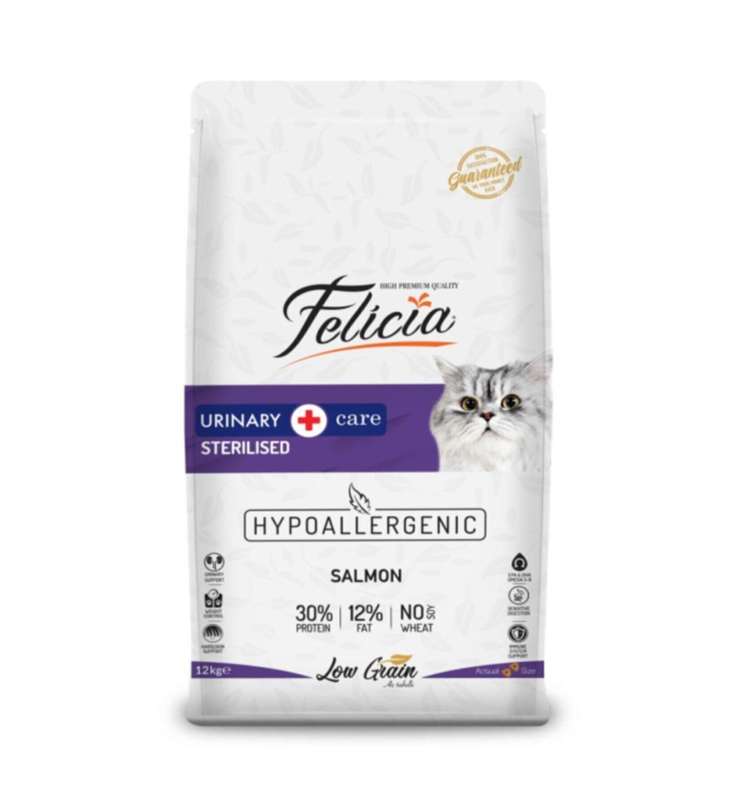Felicia Salmon Sterilized Adult Cat Food 12 Kg