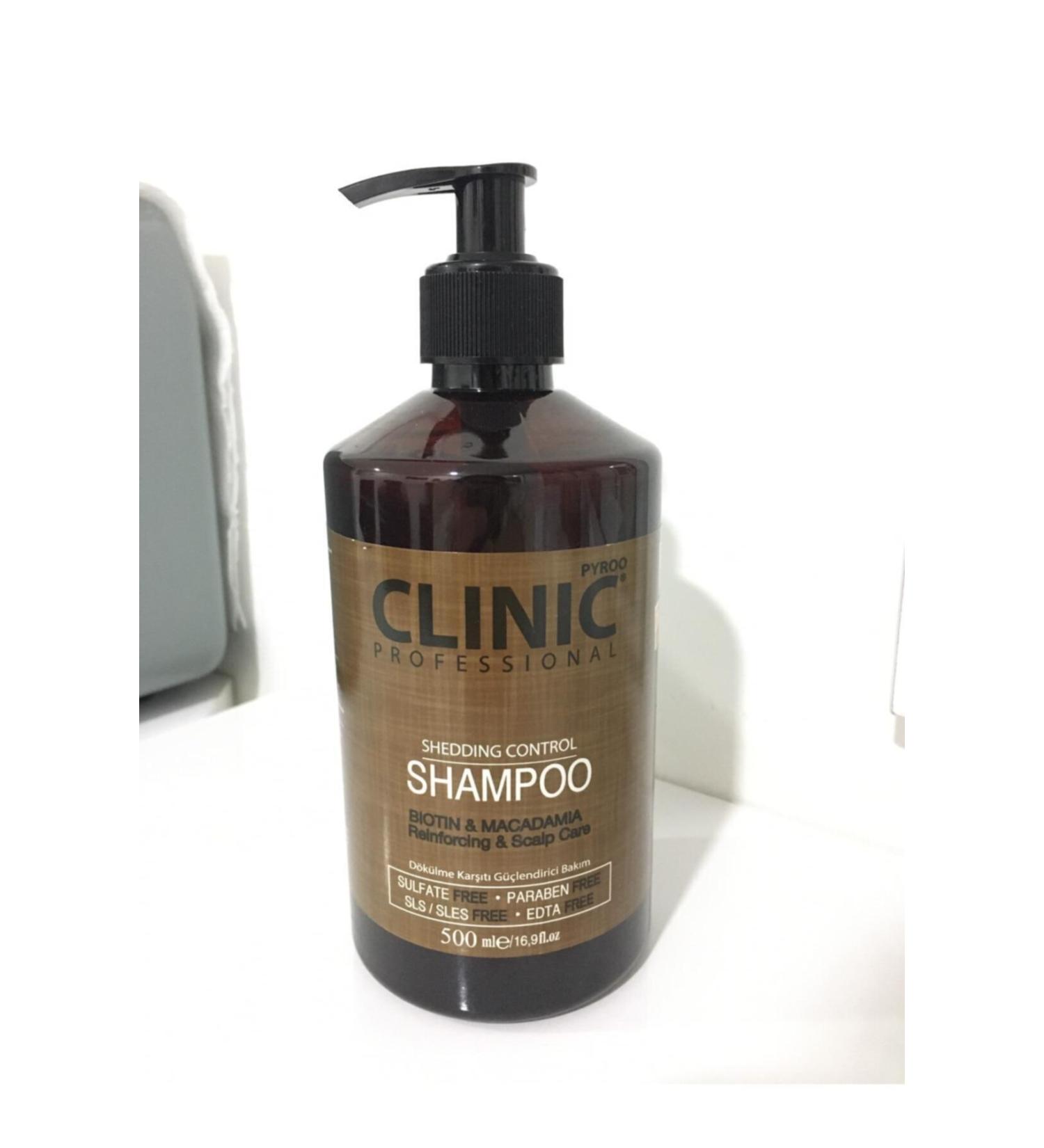 CLINIC PYROO Clinic Professionel Clinic Pyroo Paraben-Free Biotin Hair Loss Shampoo 500 ml