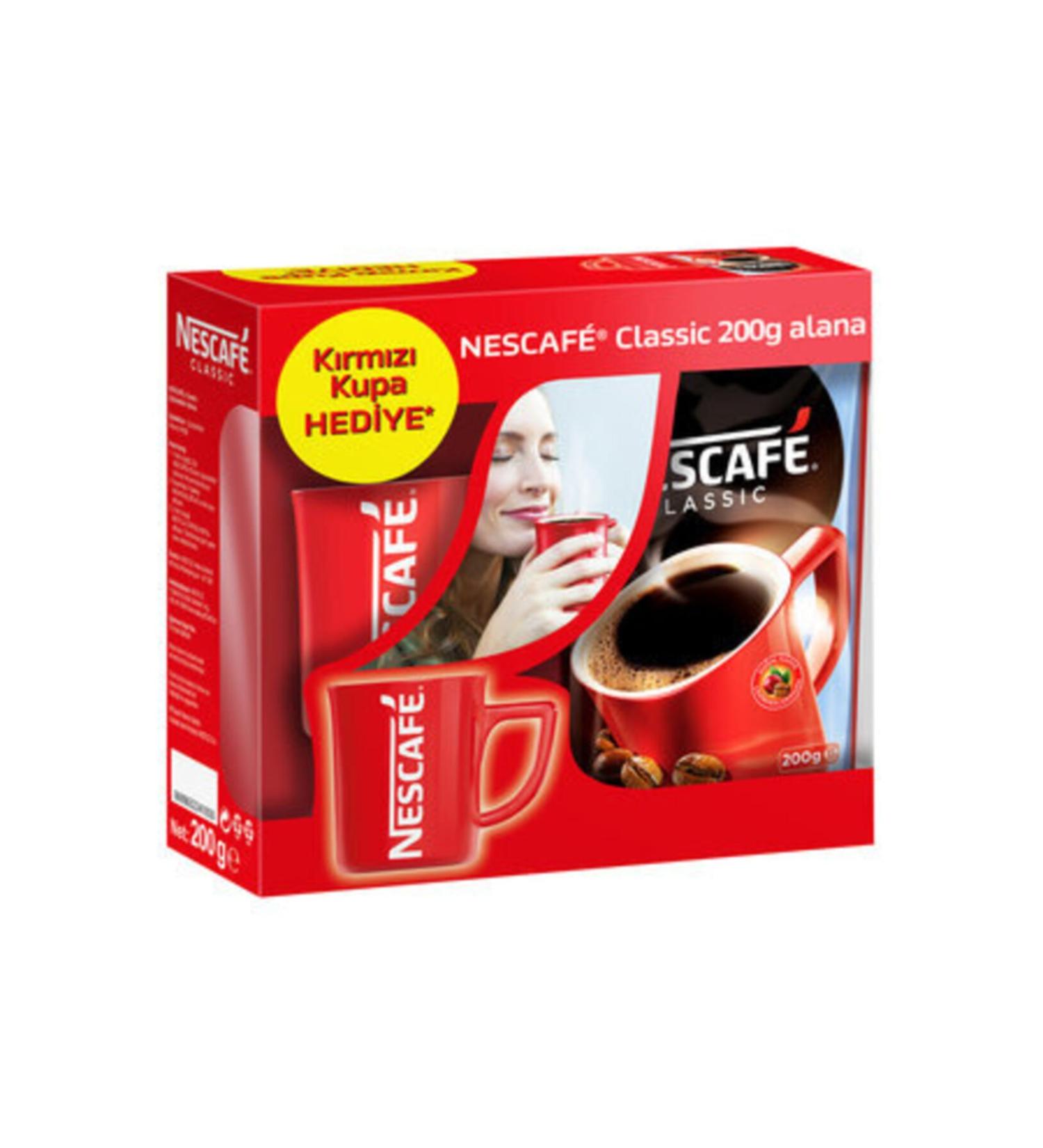 Nescafe Classic 200 Gr + Red Mug
