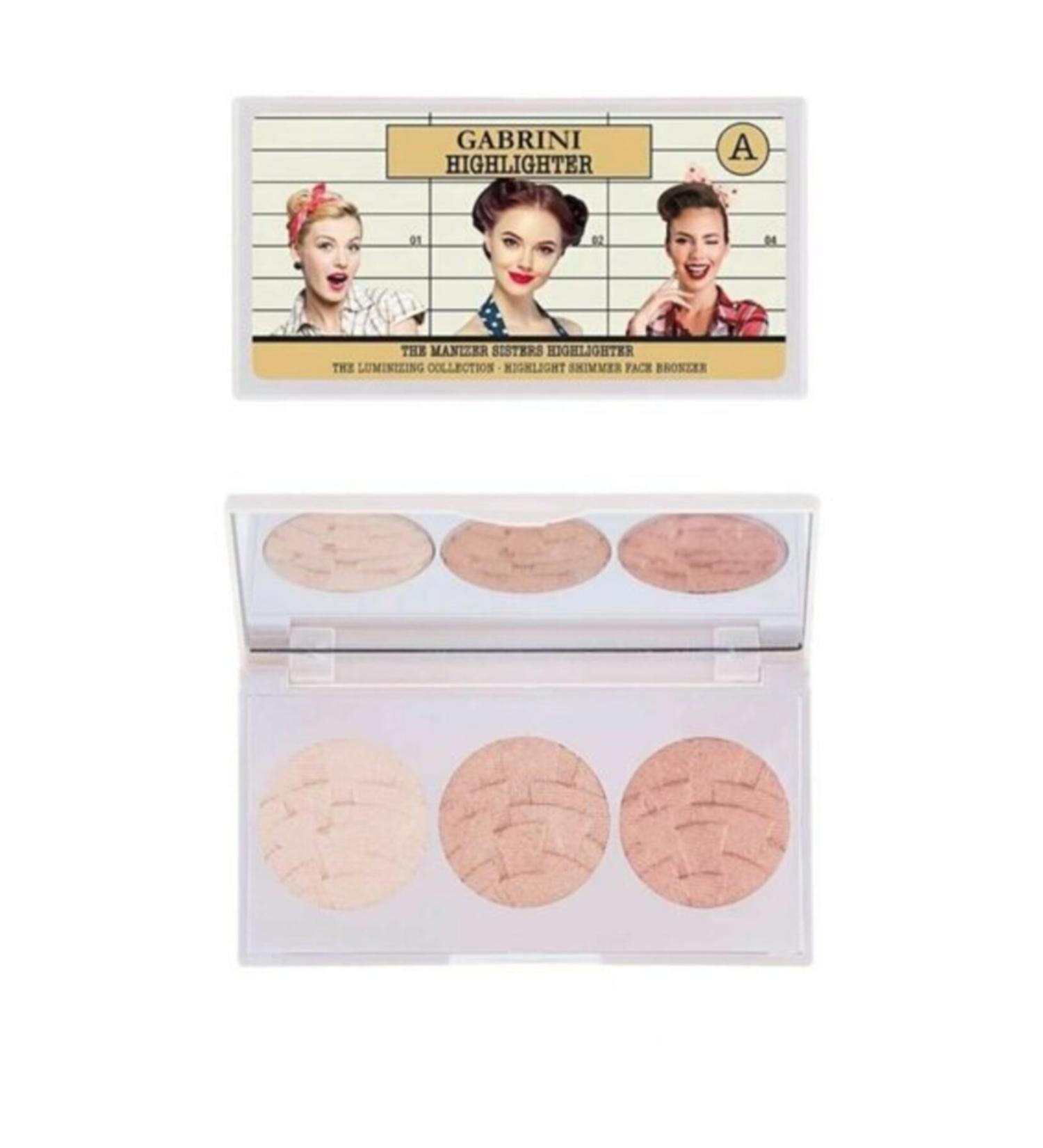 SUNTECNO Gabrini Highlighter Palette - Highlighter A 3-pack