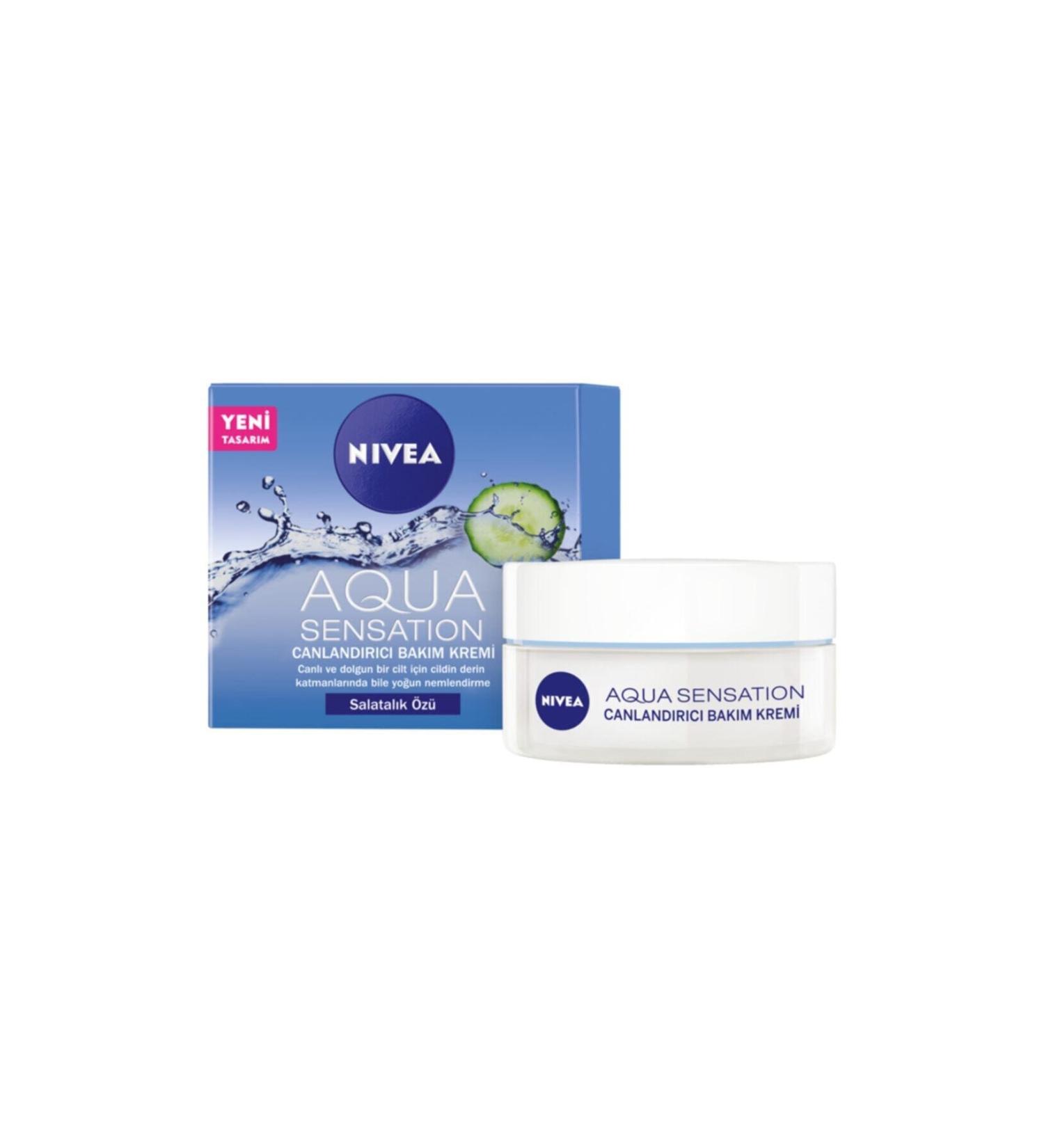 NIVEA Nivea Aqua Sensation Cucumber Extract Revitalizing Care Cream New