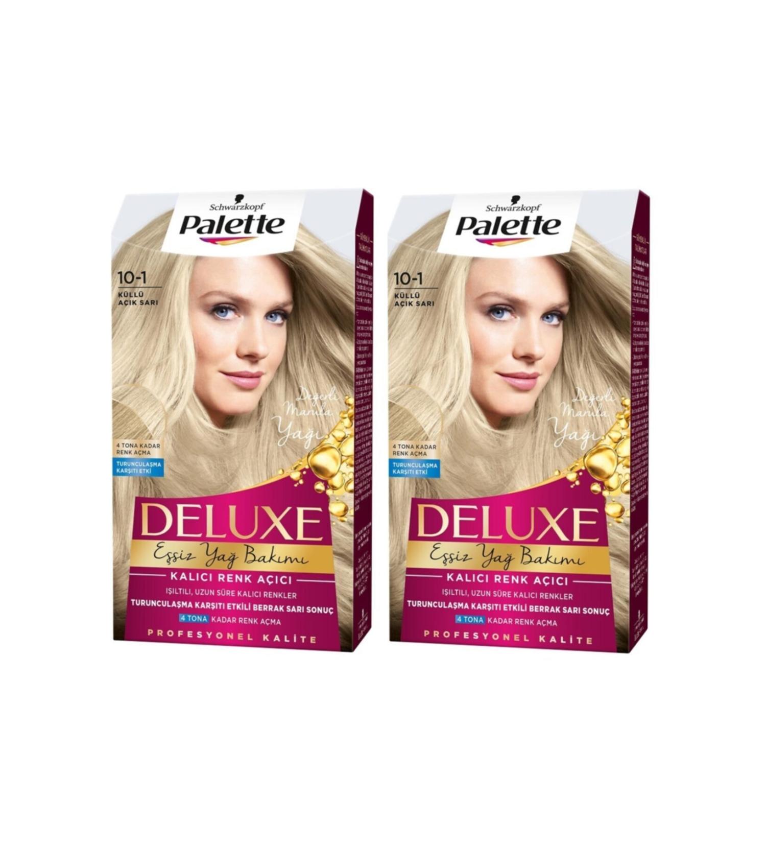 Palette Deluxe 10-1 Ash Light Blonde X2 Pieces