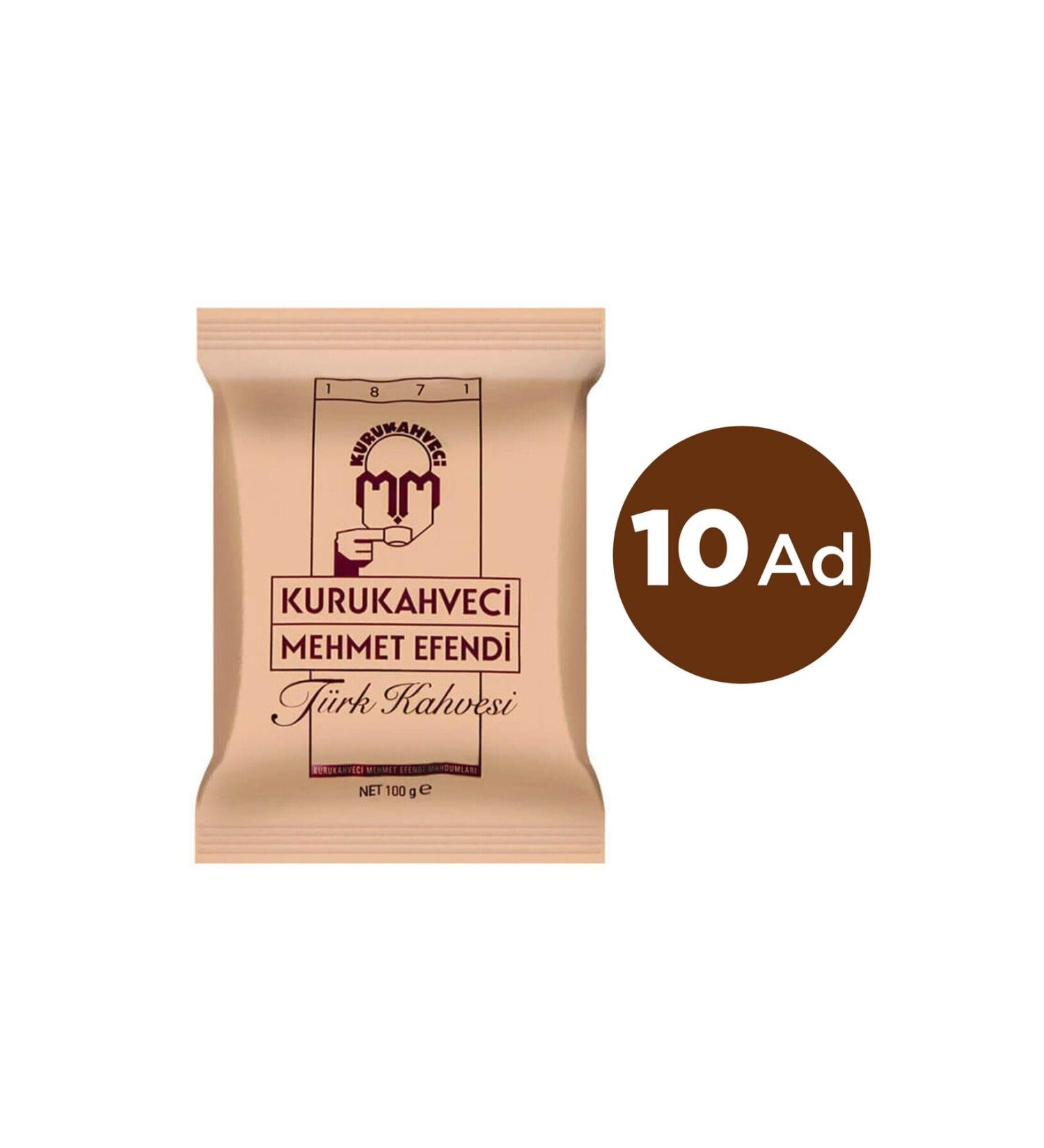Mehmet Efendi Turkish Coffee 100 Gr X 10 Pieces