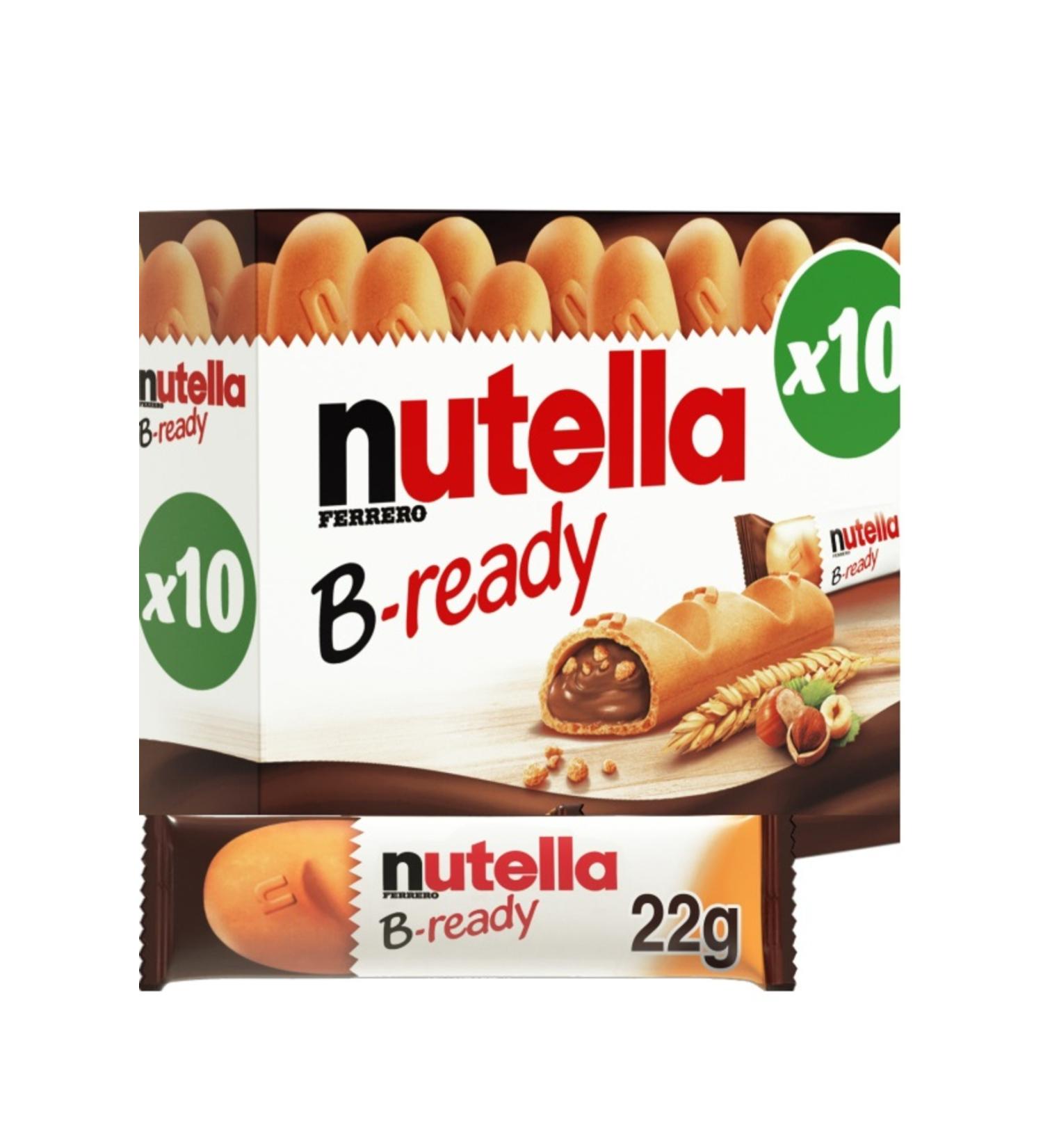 Nutella B - ready Starpack 10 pieces 220 gr - Buy Online on GoSupps.com