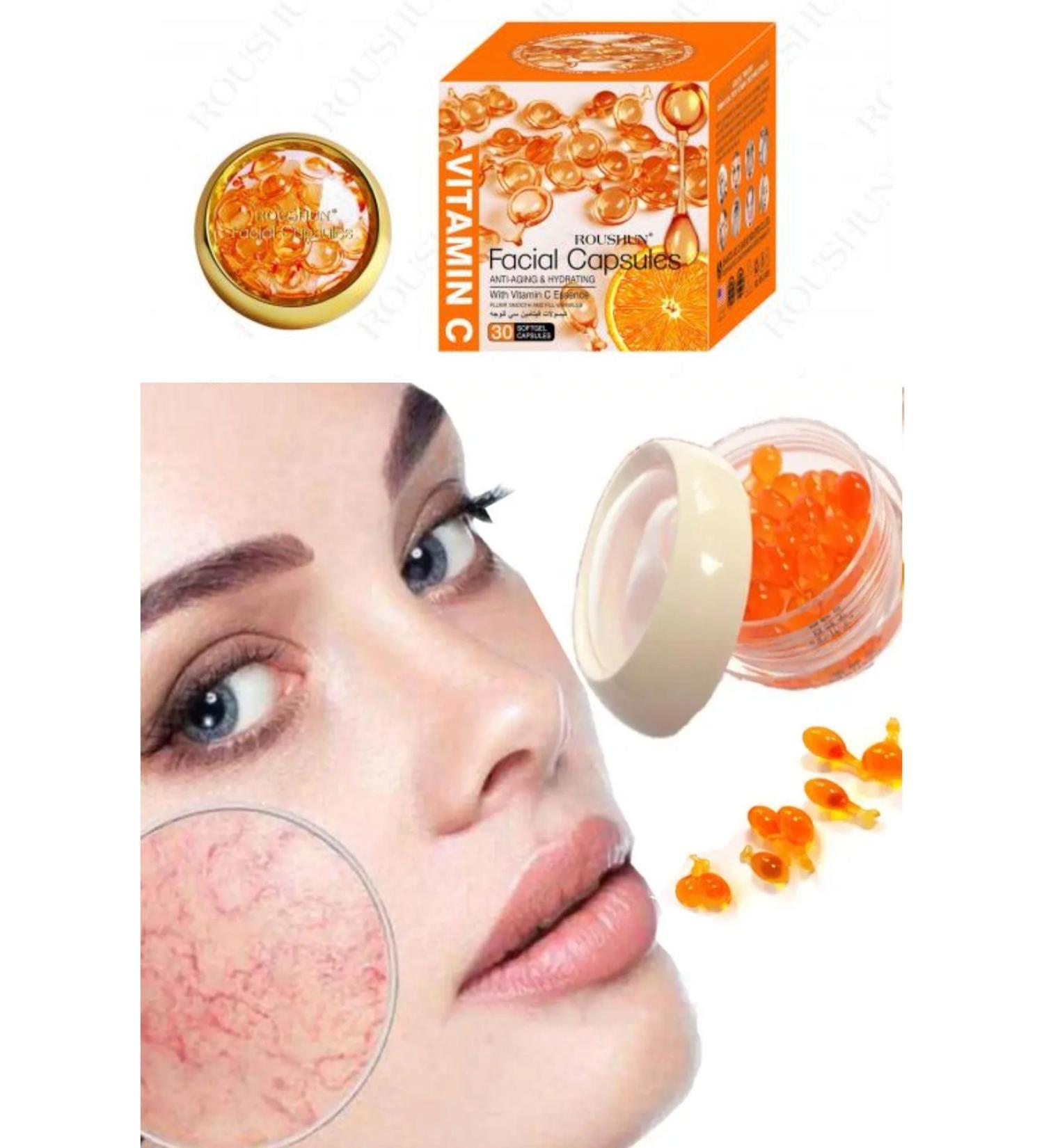 Uniquem Squalene Anti-Aging Vitamin C Face Serum Face Capsule XLS8268 - Buy Online on GoSupps.com