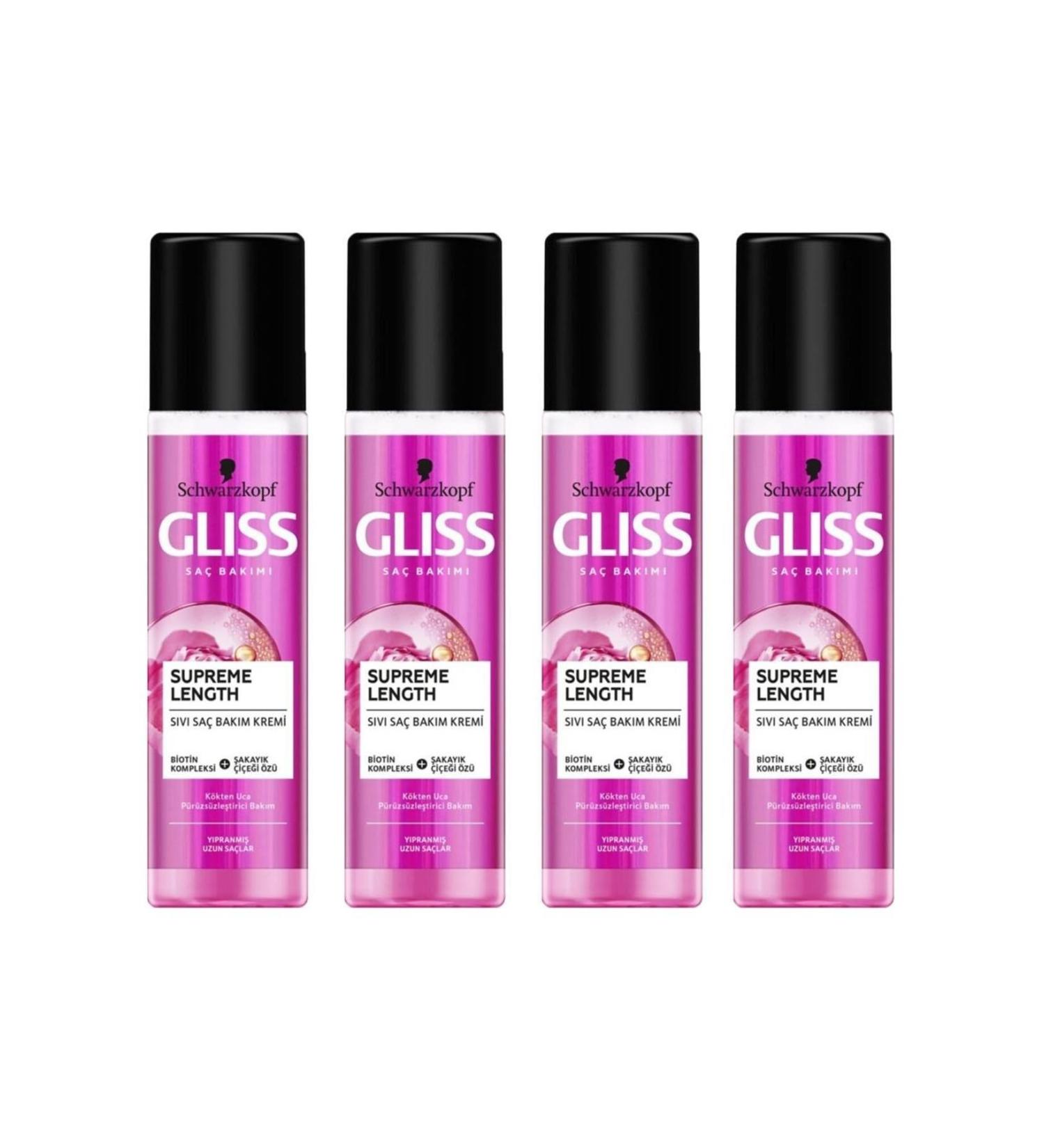 Gliss Got2B Gliss Supreme Length Liquid Conditioner 200 ml X 4 Pieces