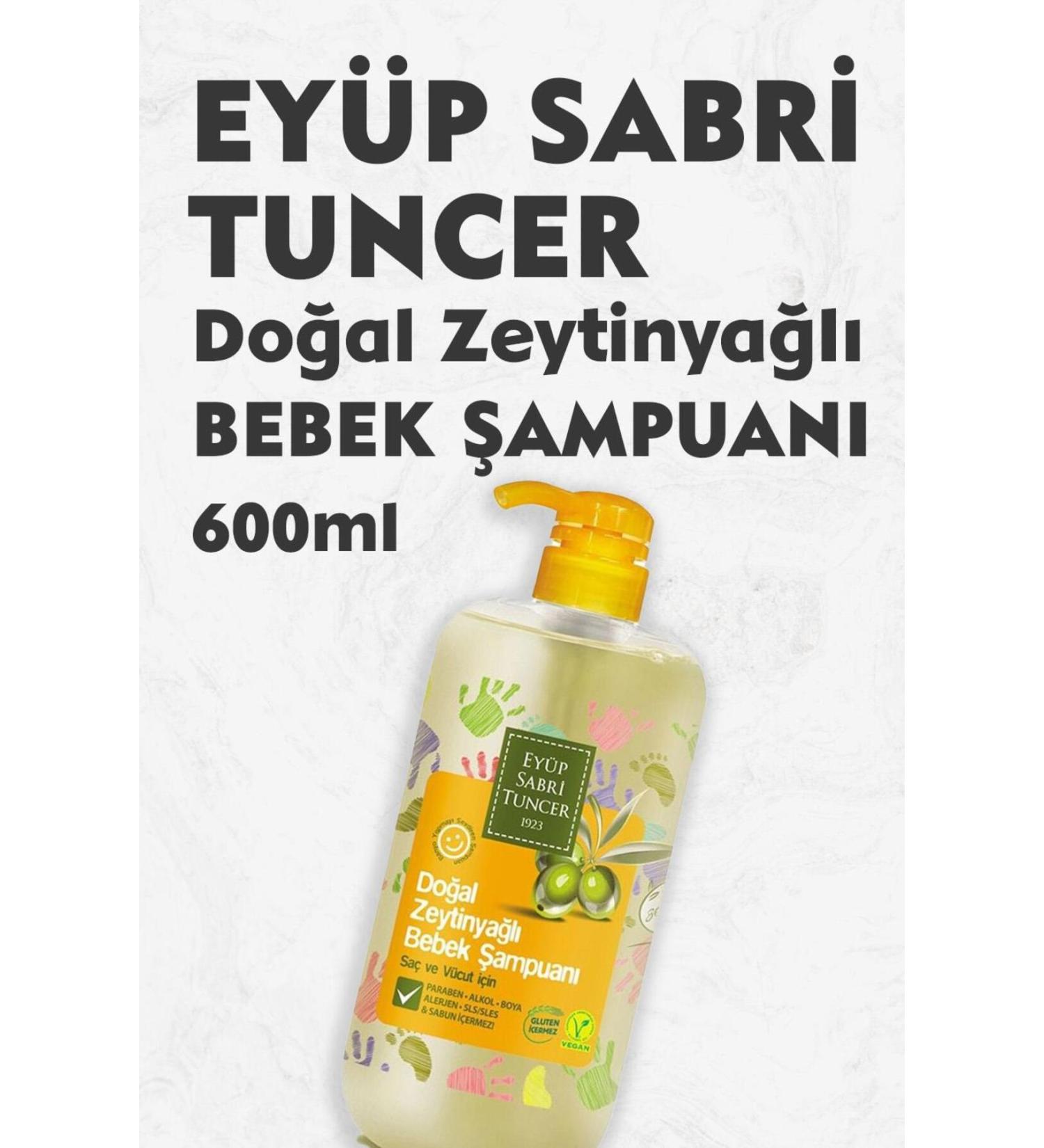 Ey p Sabri Tuncer Natural Olive Oil Baby Shampoo 600 ml