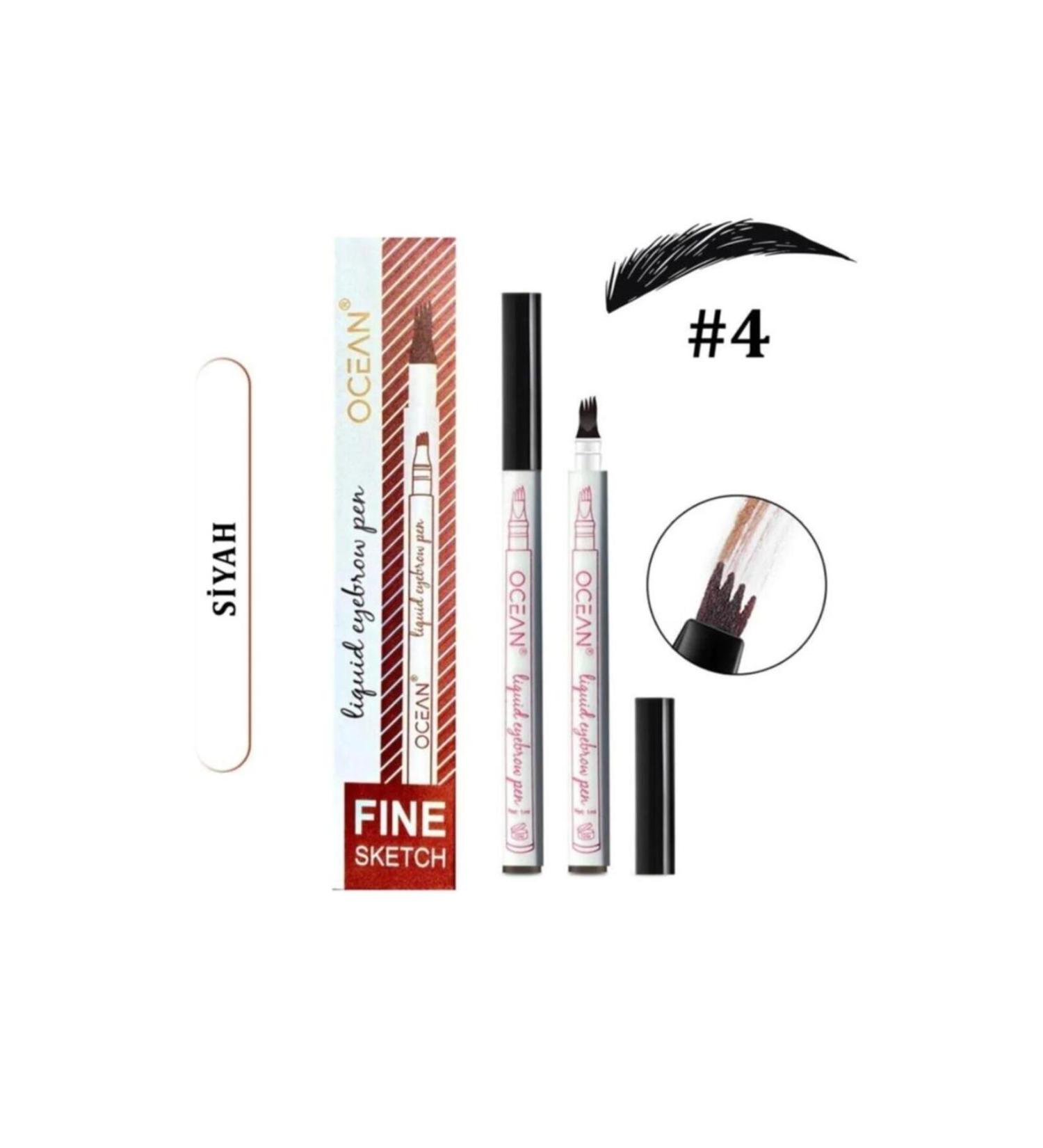 Permanent Liquid Eyebrow Shaping Pencil