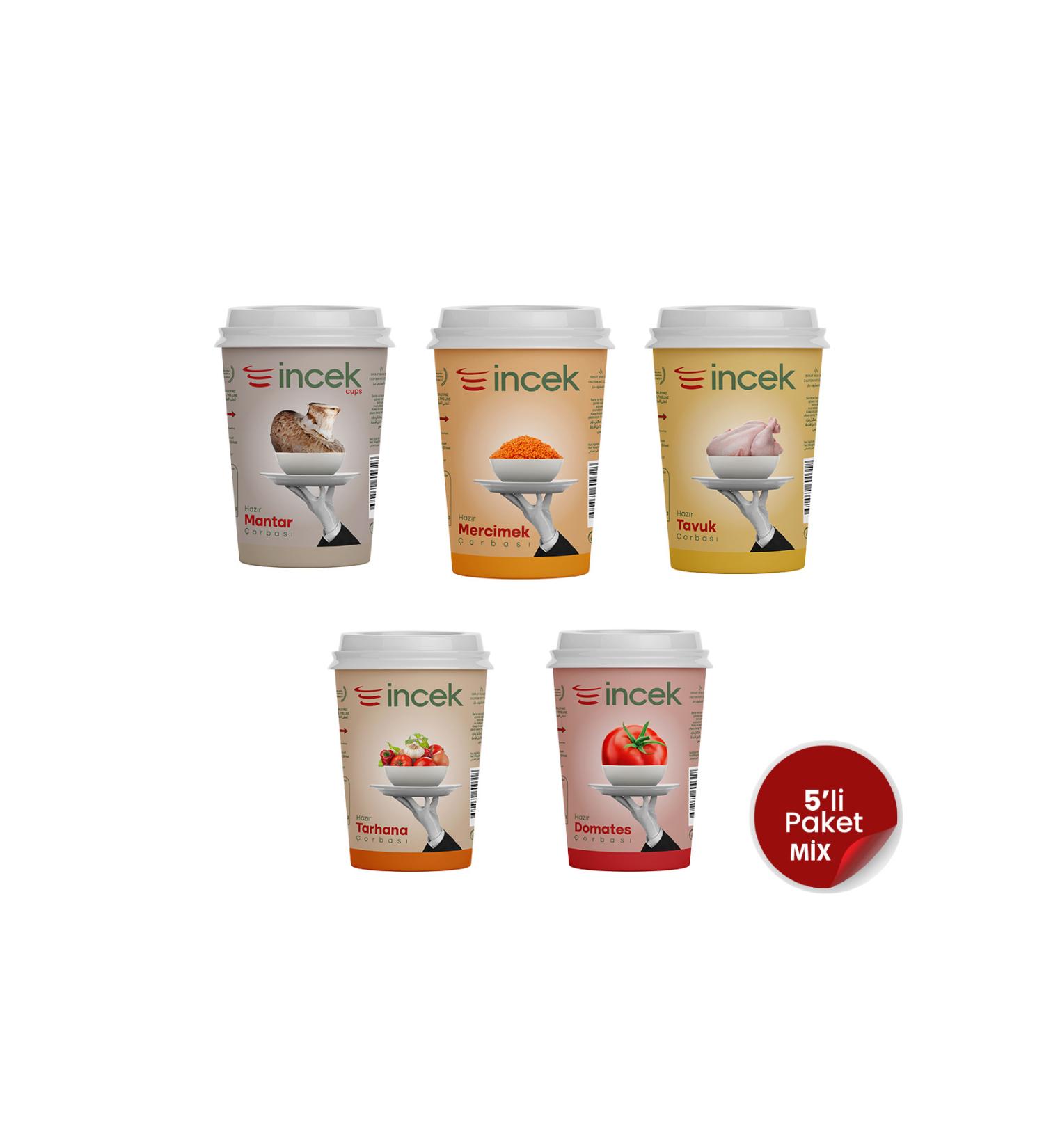 BEYDEM GIDA Beydem Food 5-Piece Mix Soup Set