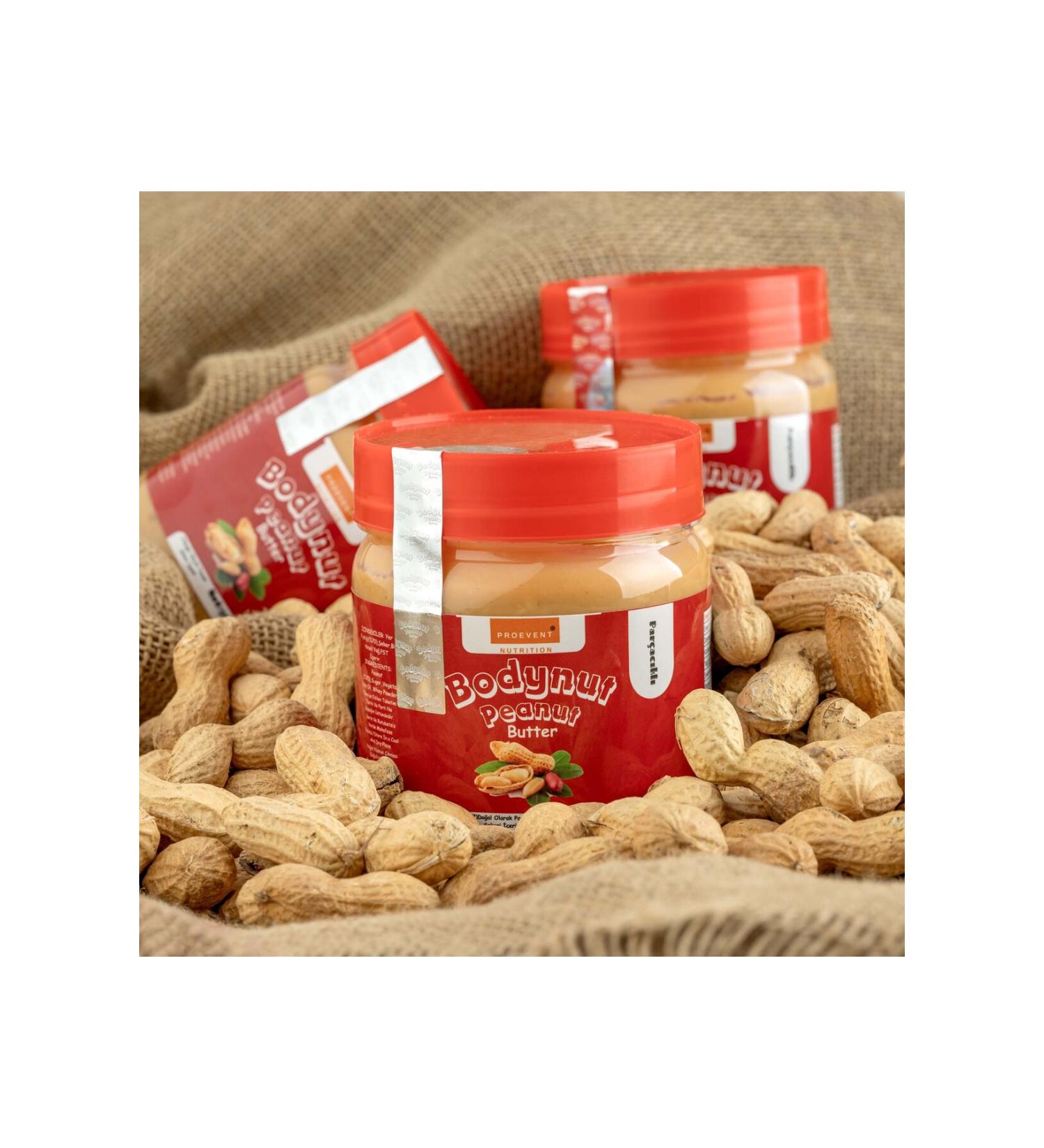 Bodynut Peanut butter Crunchy Crushed Peanut butter 500 grams