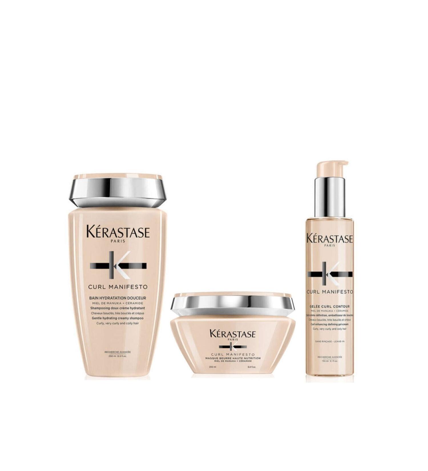 Kerastase Curl Manifesto le Defining Shampoo 250 Ml + Mask 200 + Serum 150 Mlevakuafor2125417 - Buy Online on GoSupps.com