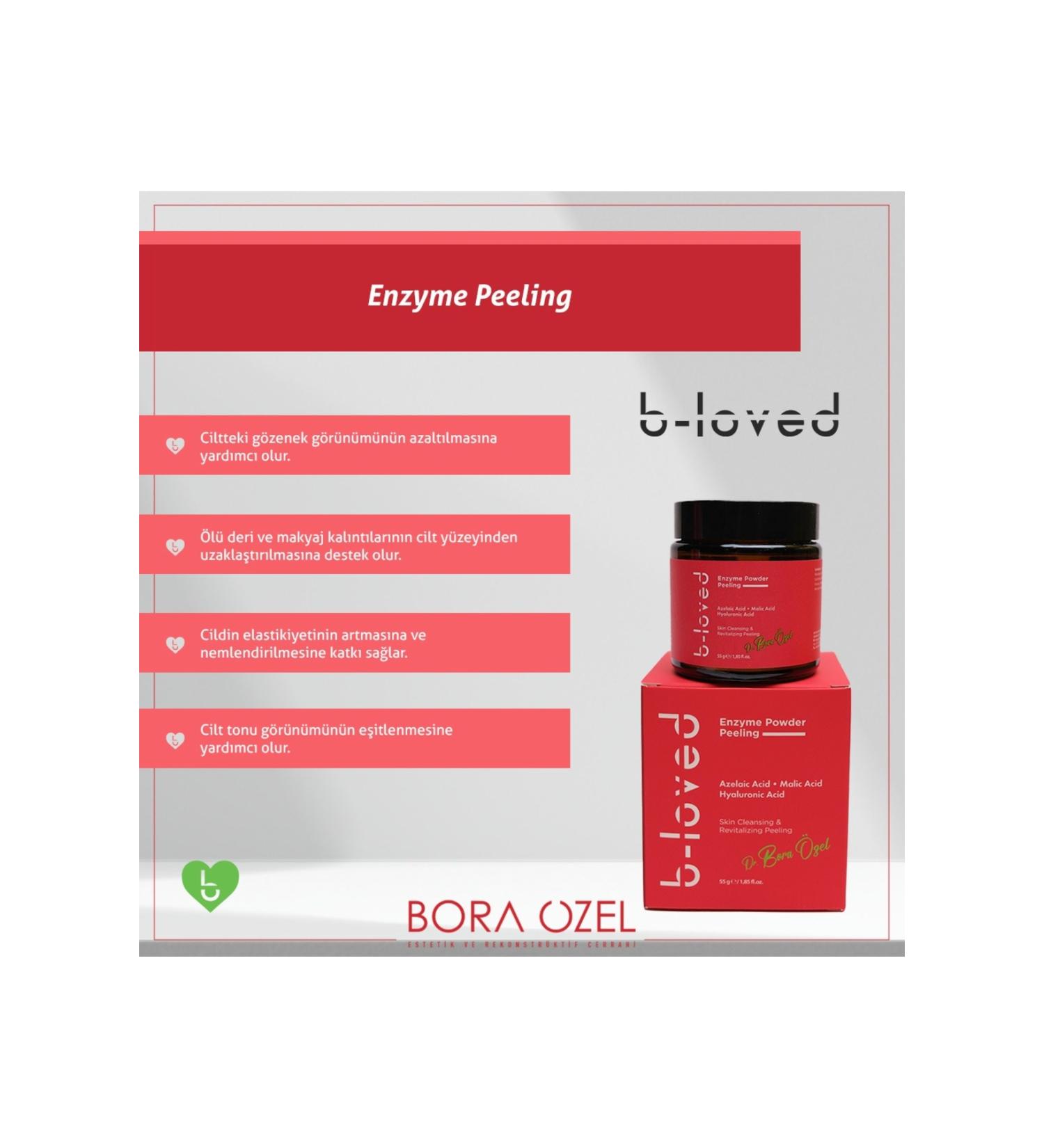 b-loved Anti-Blackhead Facial Revitalizing Enzyme Peeling with Azelaic Acid and Hyaluronic Acid-55 G - Buy Online on GoSupps.com