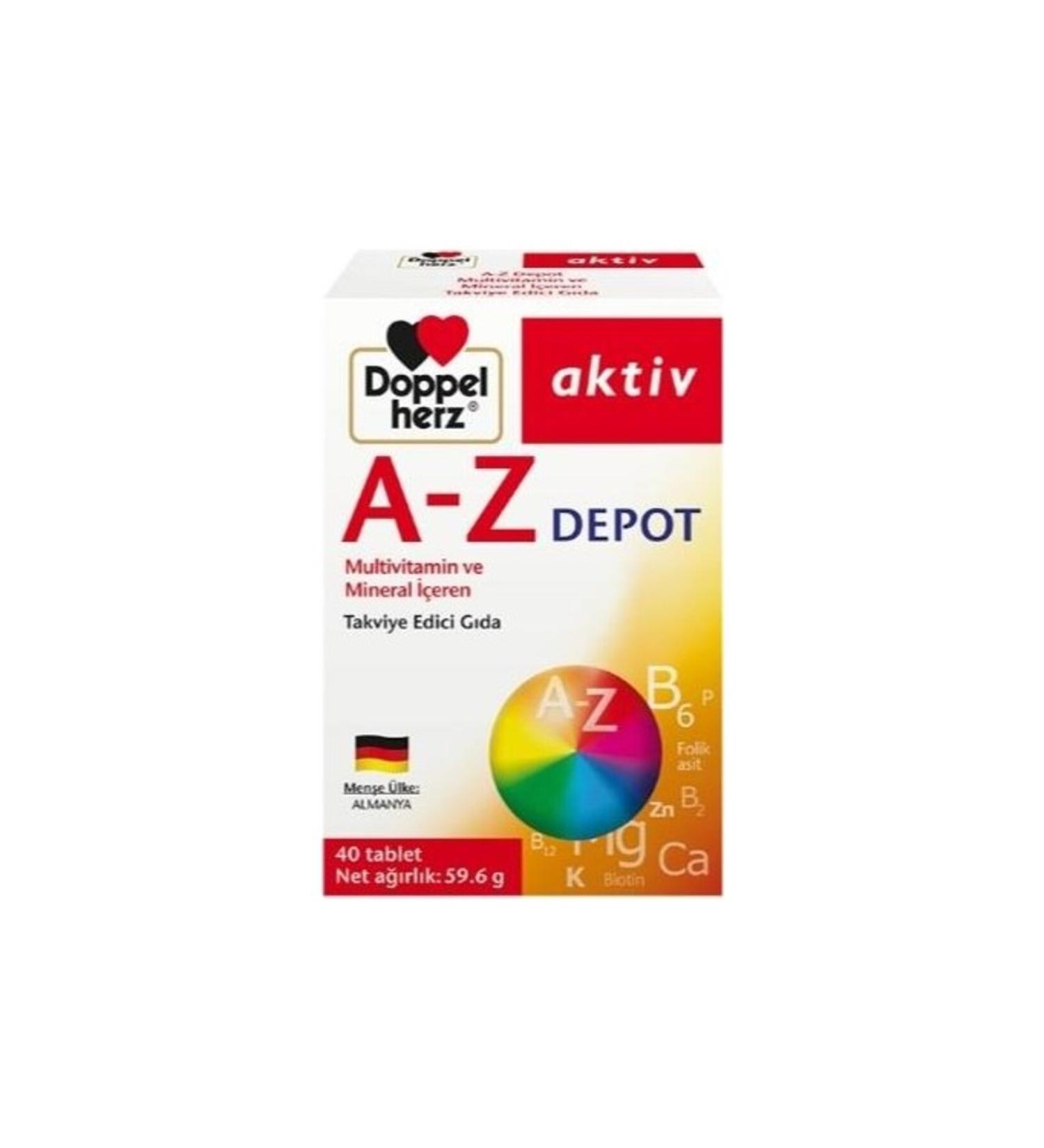 Doppelherz Aktiv AZ Depot Multivitamin 40 Tablets