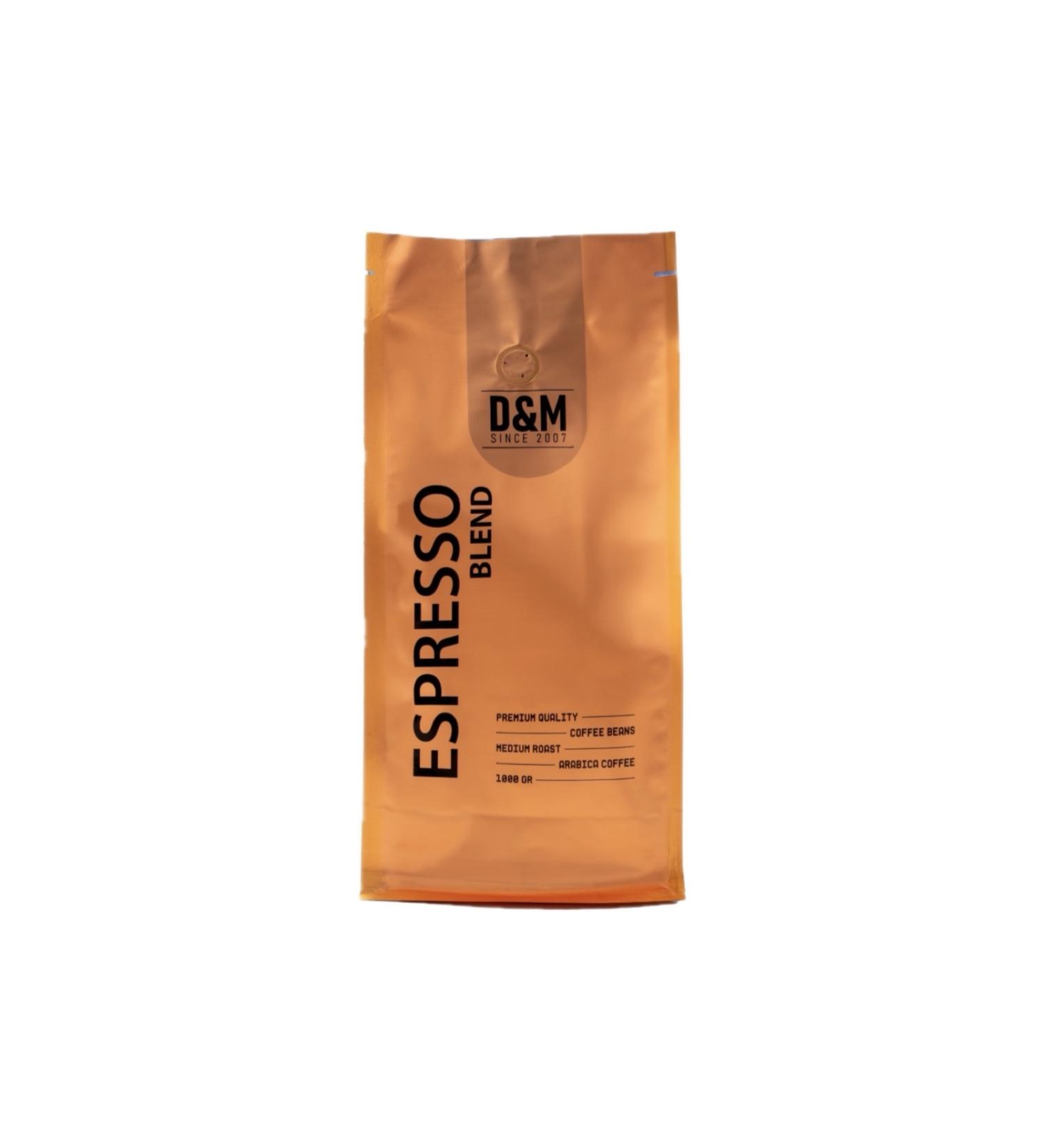 D&M GURME Premium Quality Espresso - Medium Roast 1 Kg.