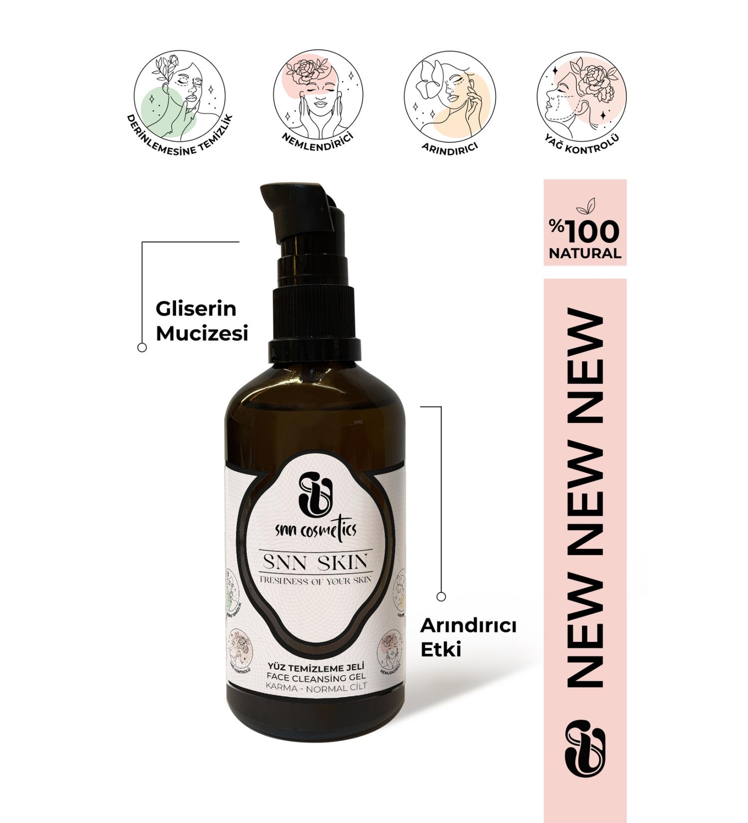 SNNCOSMETICS Facial Cleansing Gel 100 ml - For Mixed and Normal Skin