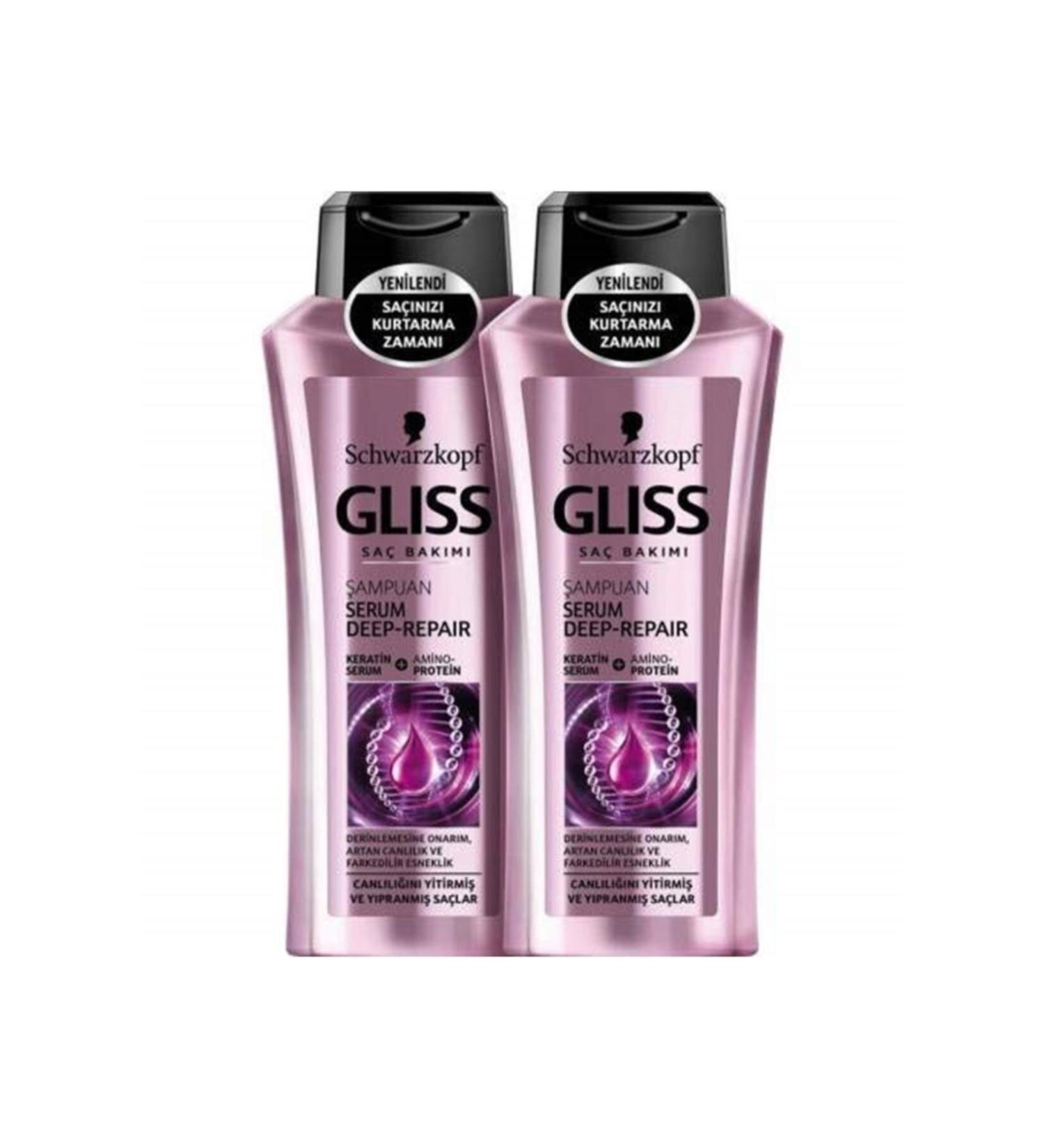 Gliss Schwarzkopf Repair Hair Shampoo 360 Ml. 2's MehDem38