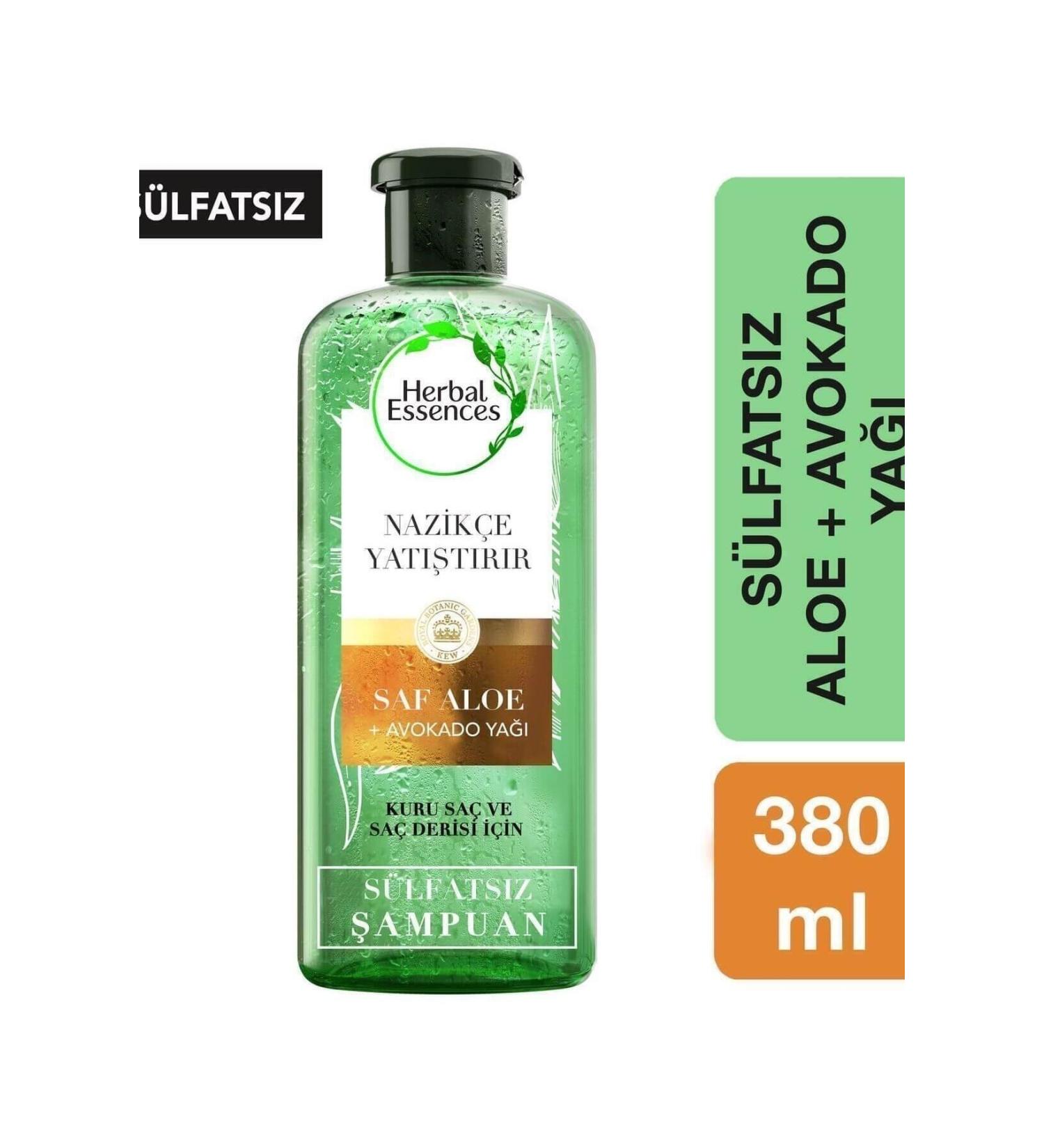 Herbal Essences Sulfate-Free Aloe and Avocado Purifying Super Shampoo 380ml. MehDem37 - Buy Online on GoSupps.com