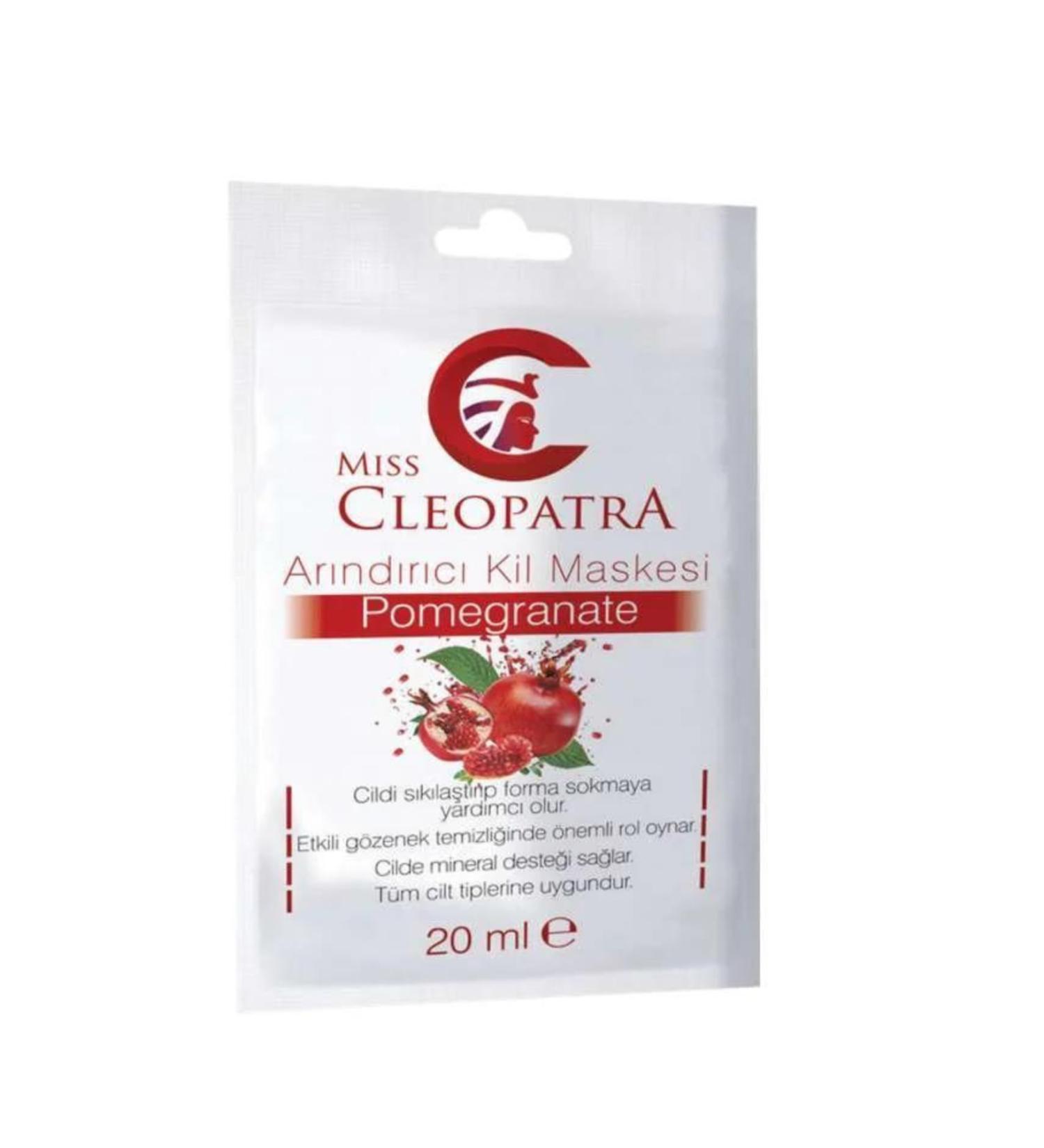 Miss Cleopatra Purifying Clay Mask Pomegranate Red 20 ml