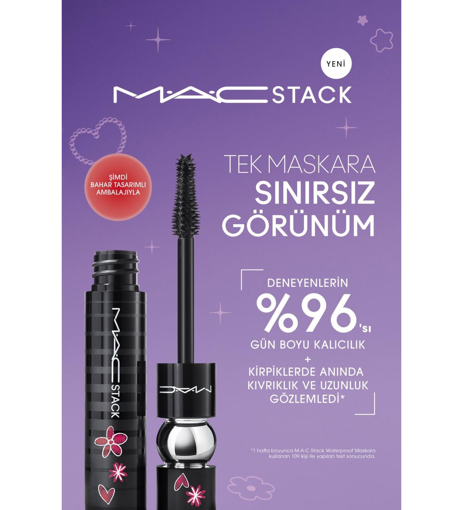 Mac New Spring Design Long and Voluminous Lashes Stack Mascara 12ml