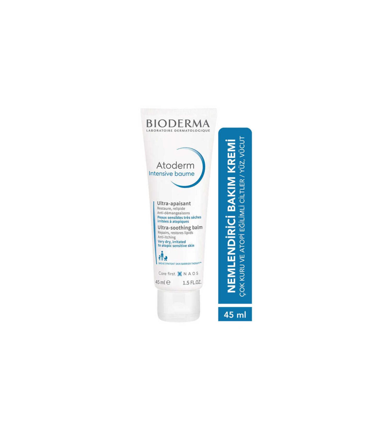 Bioderma Atoderm Intensive Baume Moisturizing Care Cream for Very Dry and Atopic Skin 200ml
