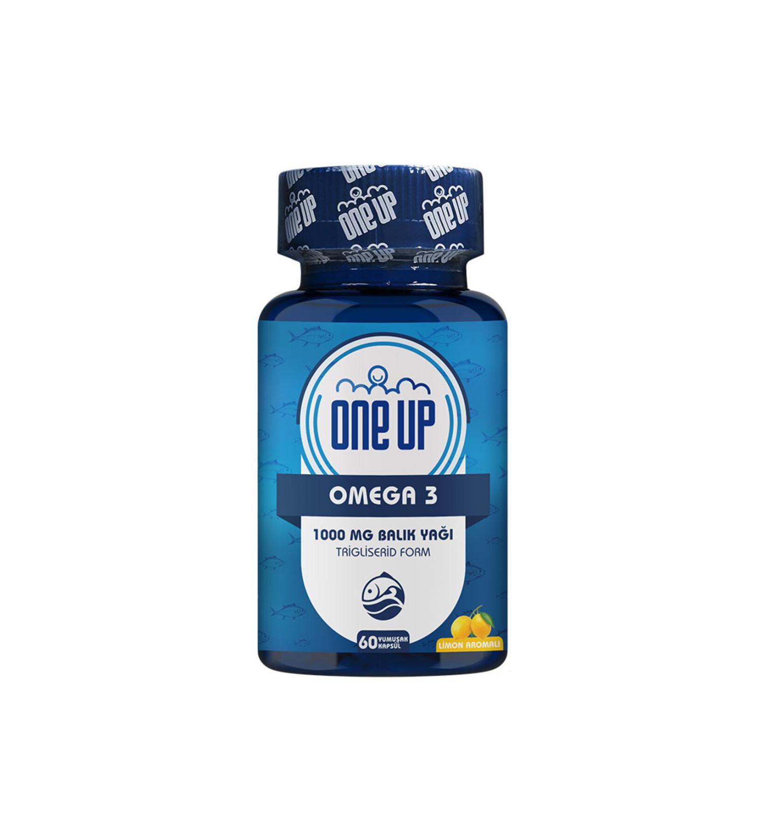 One Up Omega 3 1000 Mg 60 Capsules - Buy Online on GoSupps.com