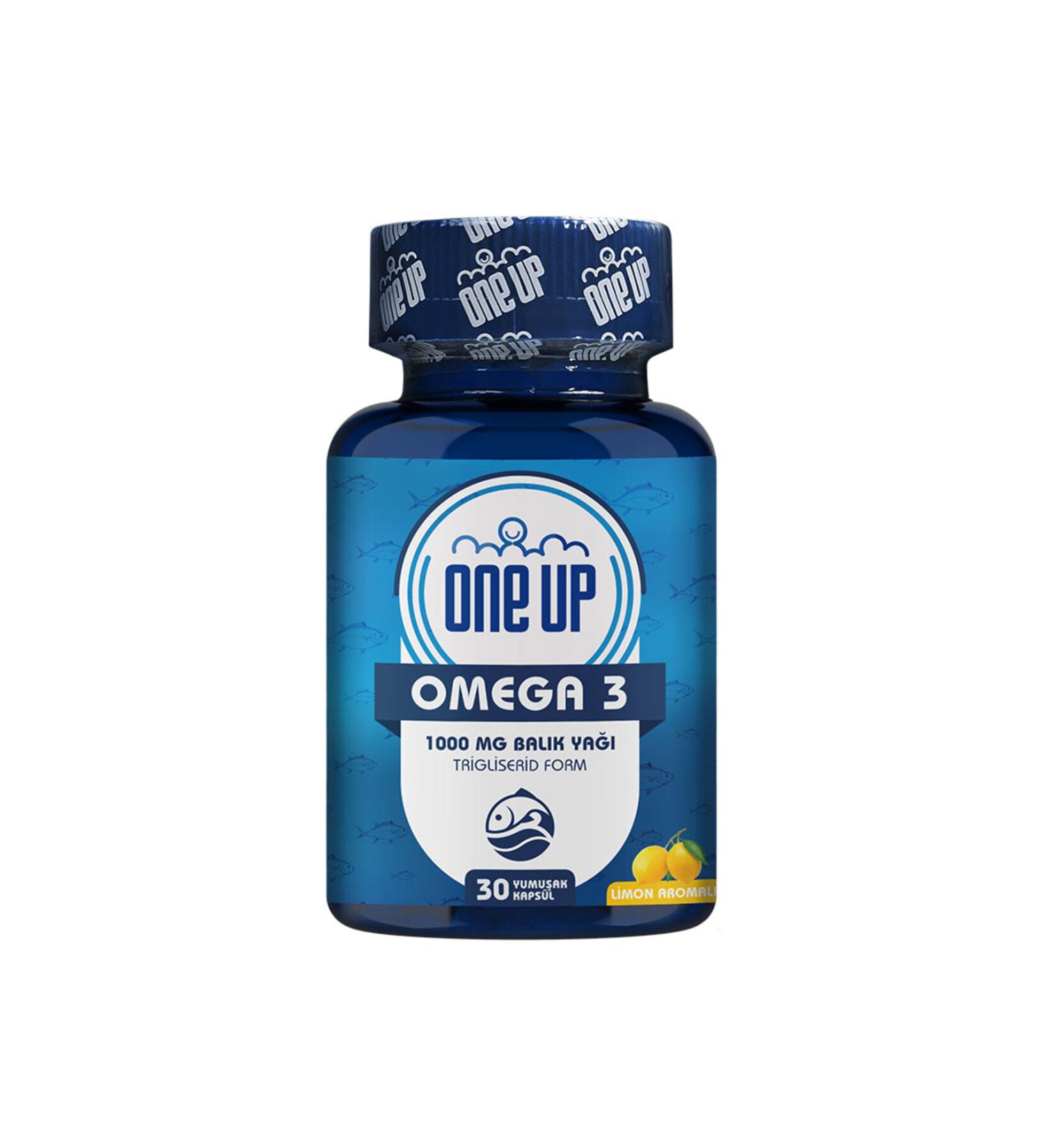 One Up Omega 3 1000 Mg 30 Capsules - Buy Online on GoSupps.com