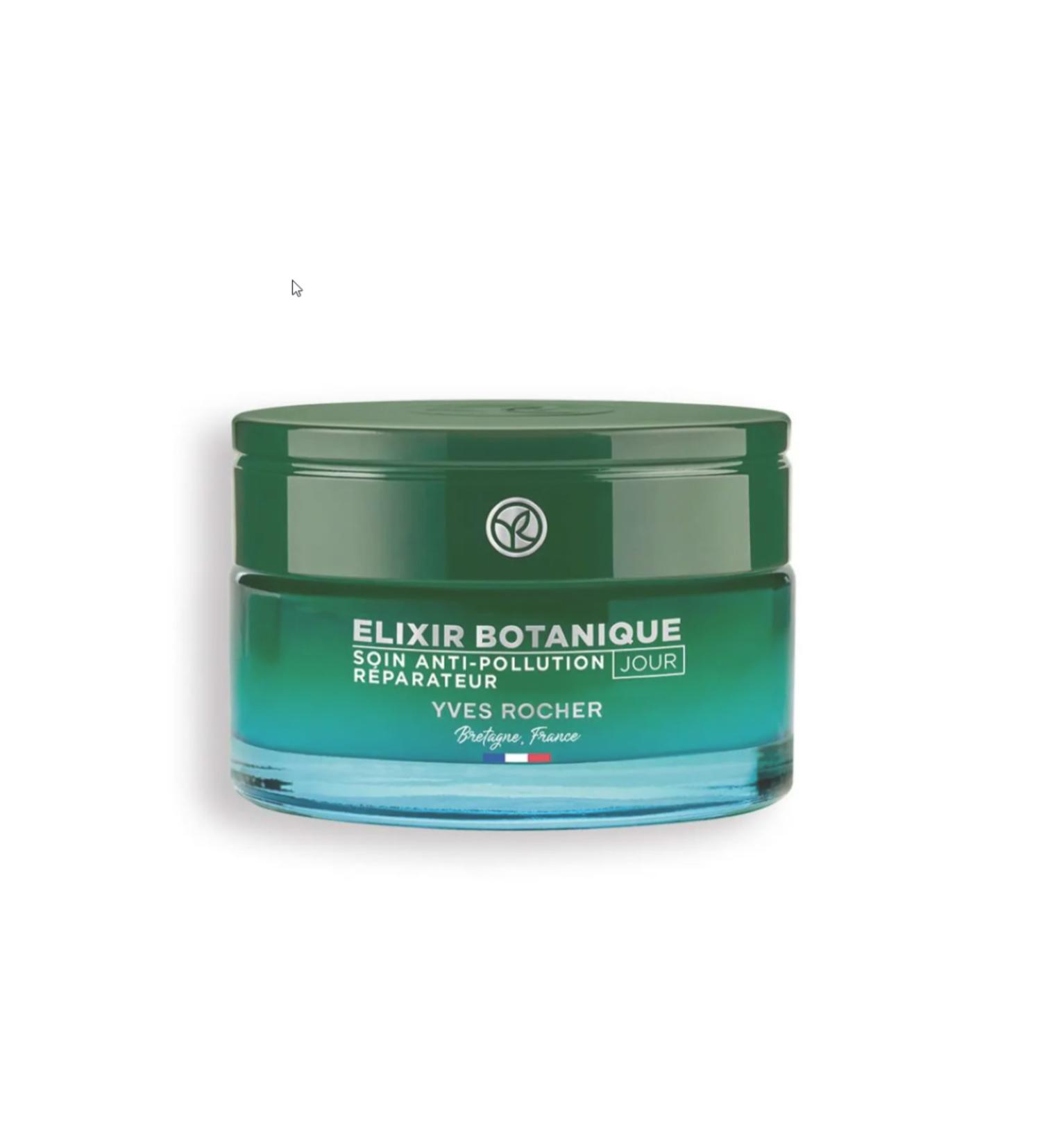 Yves Rocher Day Cream - Anti-Aging Herbal Antioxidant Care / Elixir Botanique Detox Effect 50 ml - Buy Online on GoSupps.com