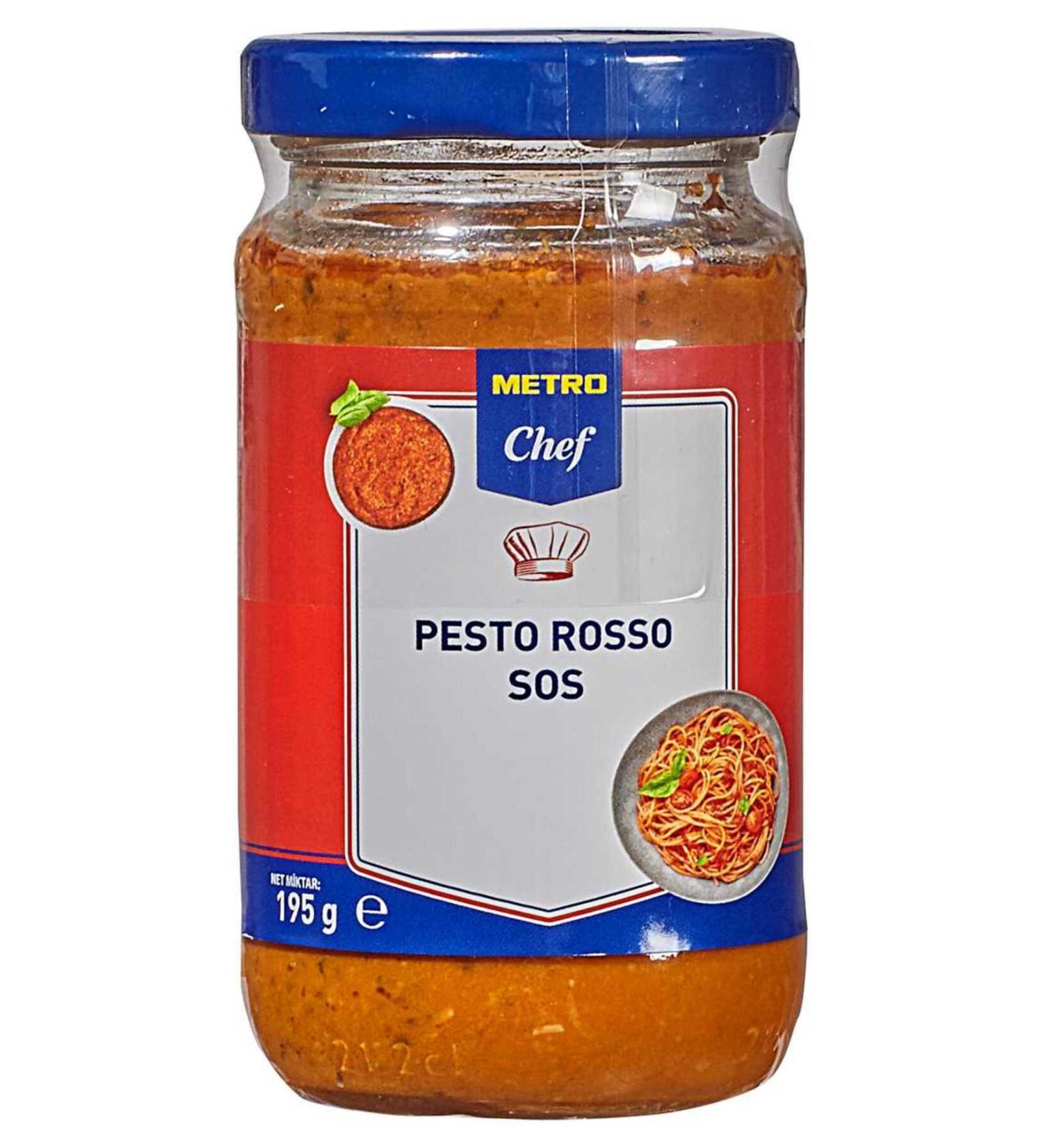 Metro Chef Pesto Rosso Sauce 195G 2 PACK Chef Kitchen Food Flavor Spice Taste