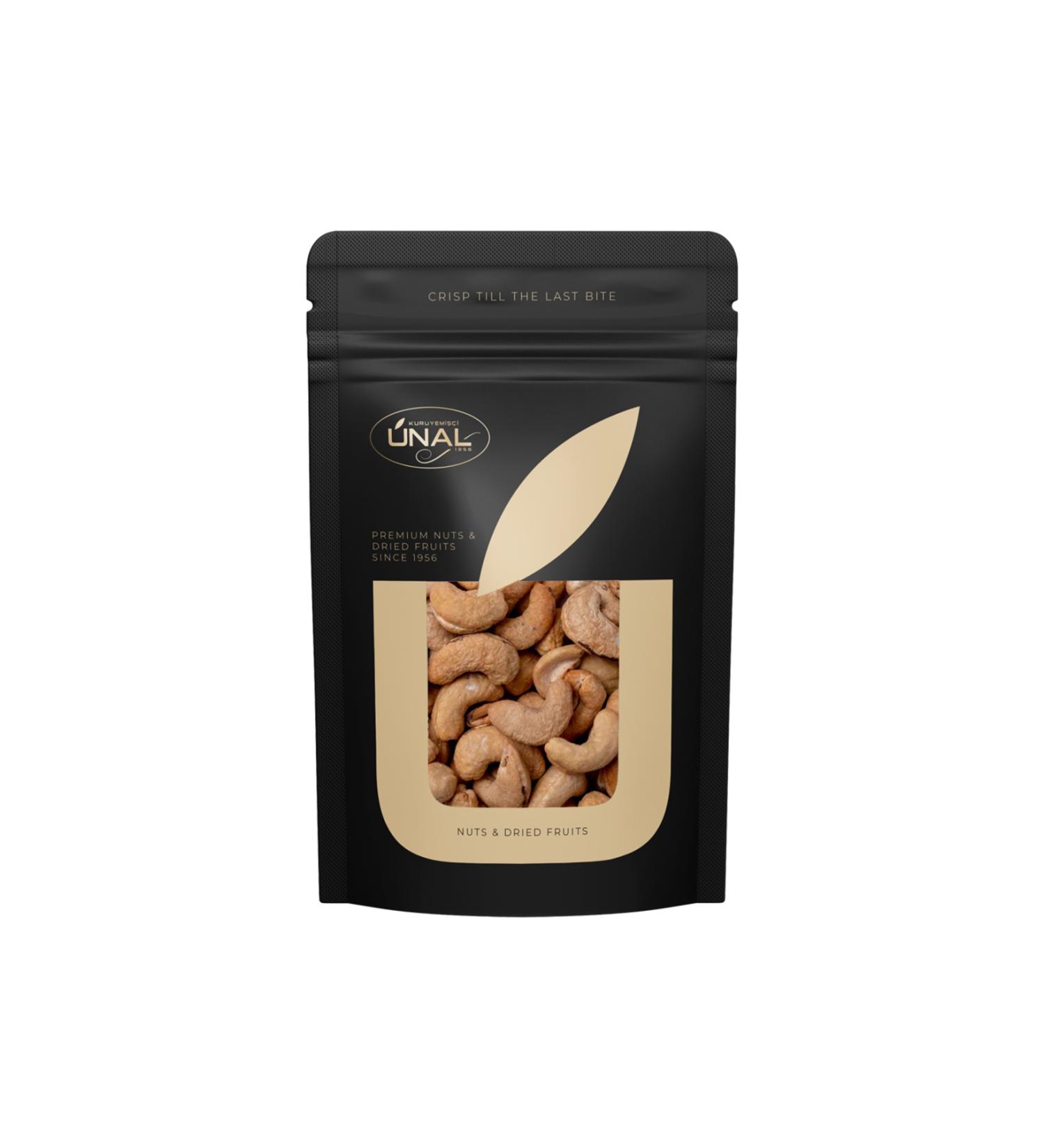 Unal Nuts Premium Cashew Nuts Jumbo (BAKED) 250 gr Package