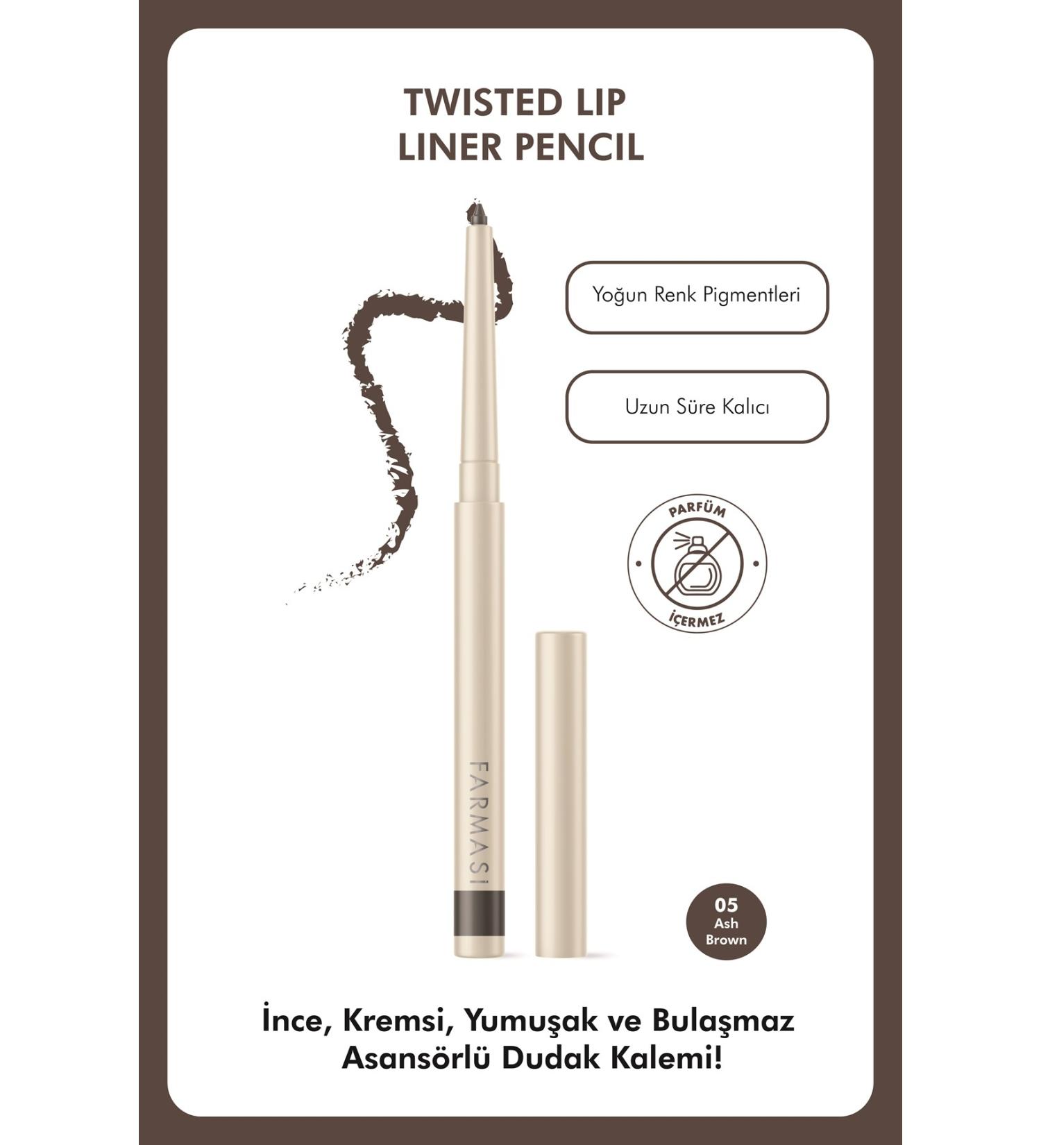 Farmasi Lip Pencil 05 Ash Brown - Buy Online on GoSupps.com