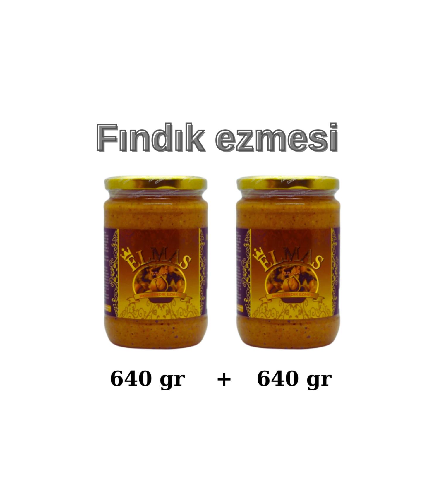Elmas Hazelnut Hazelnut Paste 640 gr x 2 pieces