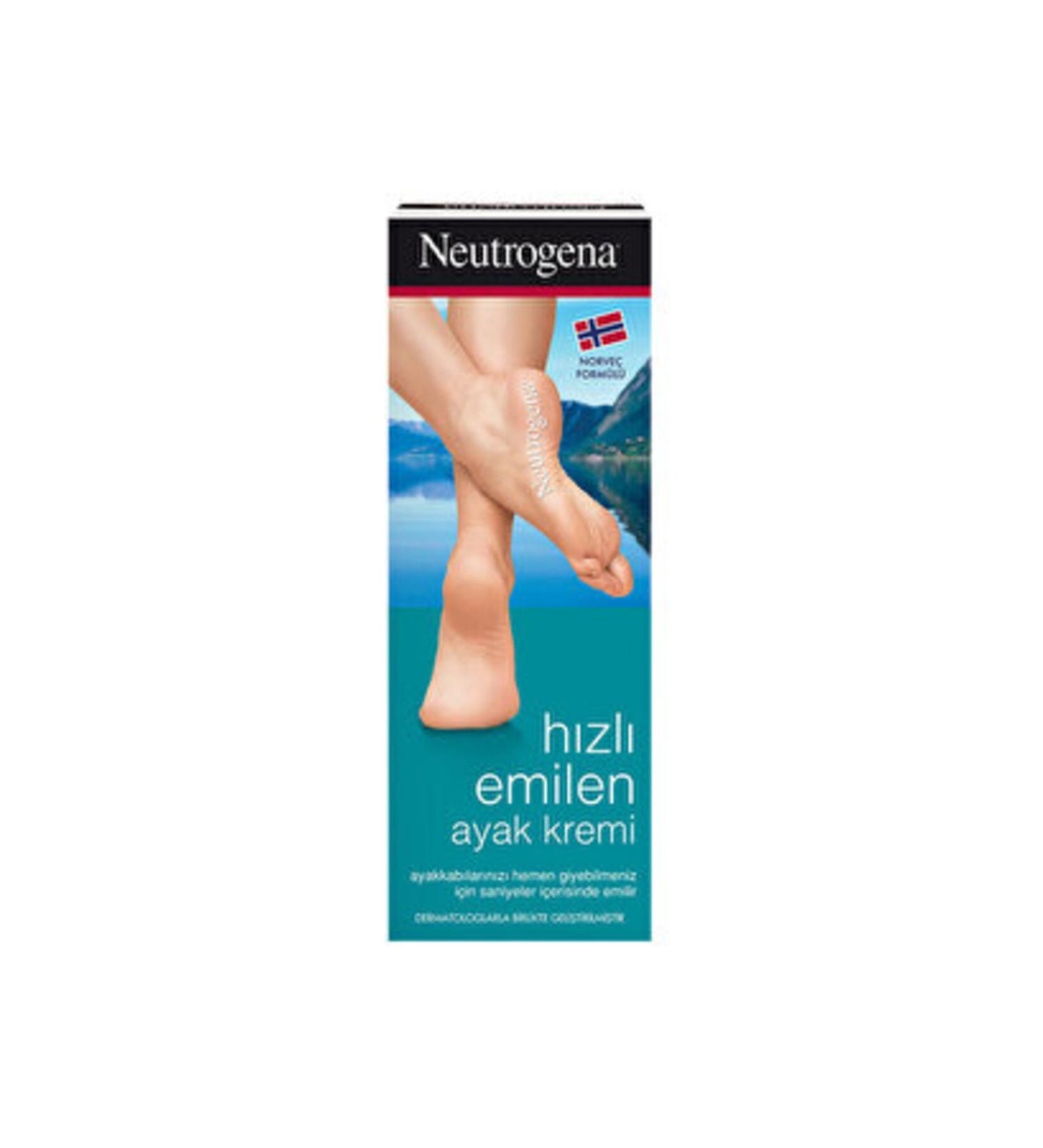 Neutrogena ( 3 PCS ) Neutrogena Fast Absorbing Foot Cream 100 ml