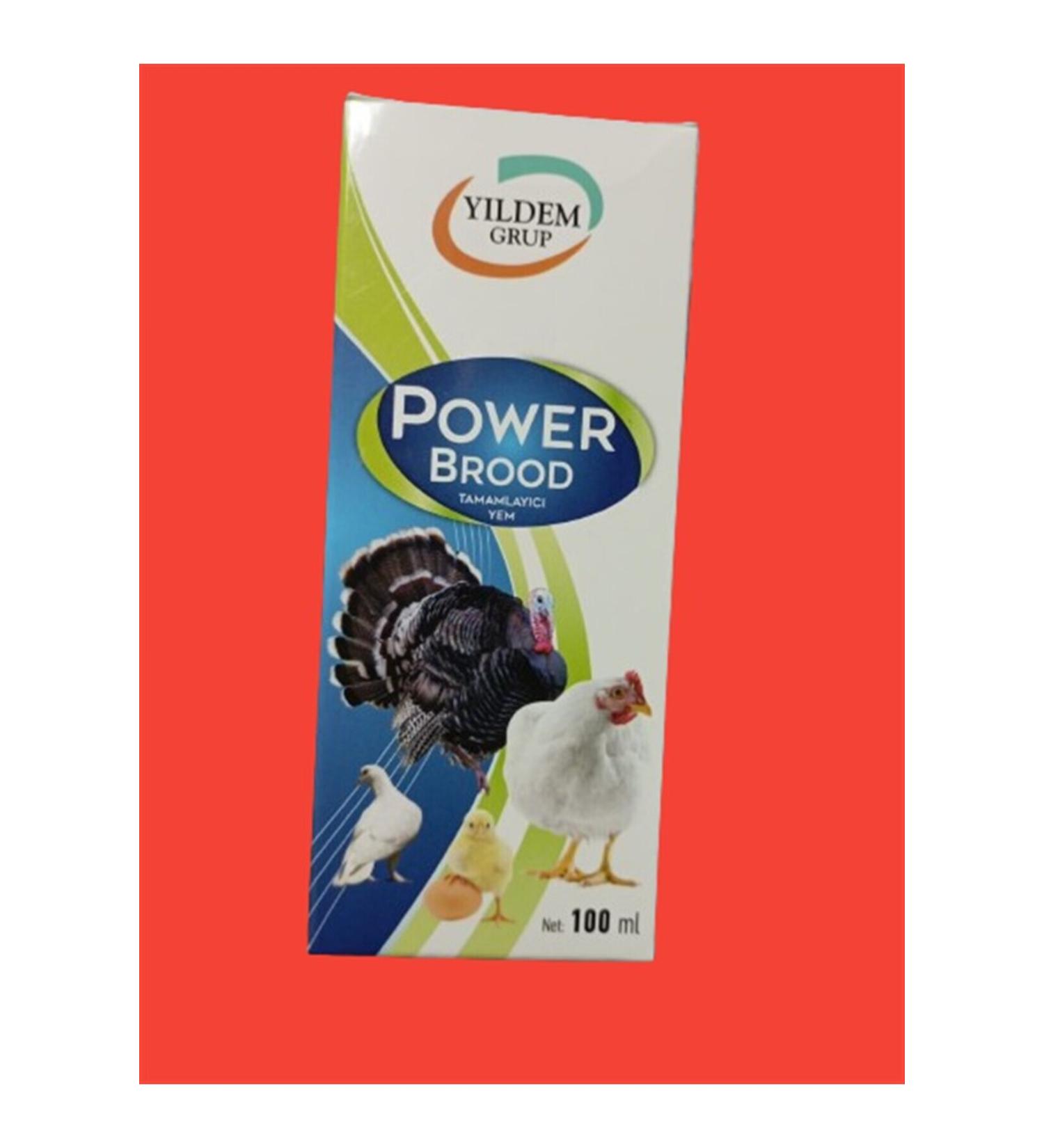 Y ldem Group For Chickens and Pigeons (Vitamin Mineral Organic Acids) Power Brood 100ml